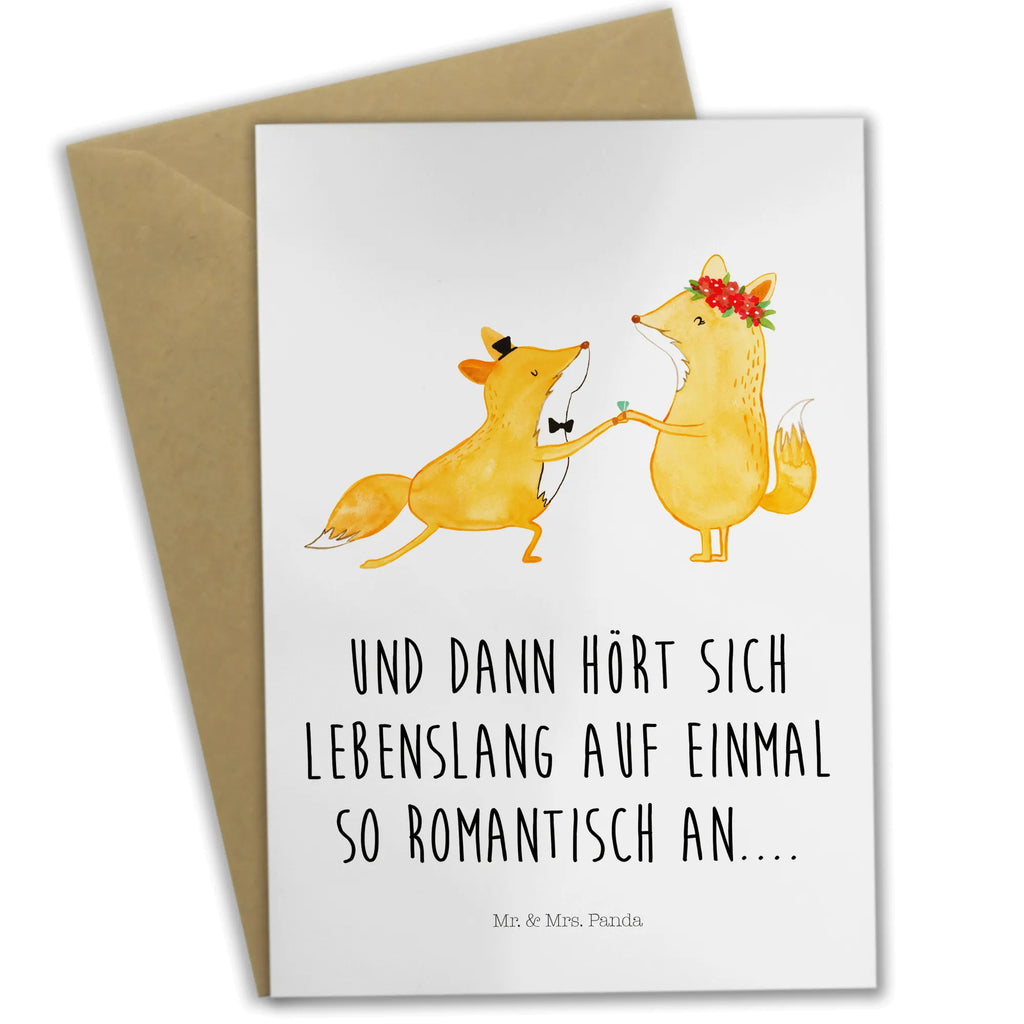 Grußkarte Füchse Hochzeit Grußkarte, Klappkarte, Einladungskarte, Glückwunschkarte, Hochzeitskarte, Geburtstagskarte, Karte, Ansichtskarten, Hochzeit, Hochzeitsgeschenk, Ehe, Hochzeitsfeier, Trauung, Trauungsgeschenk, Verlobungsfeier, Verlobungsgeschenk, Hochzeitsgeschenkideen, Hochzeitsgeschenke für Brautpaar