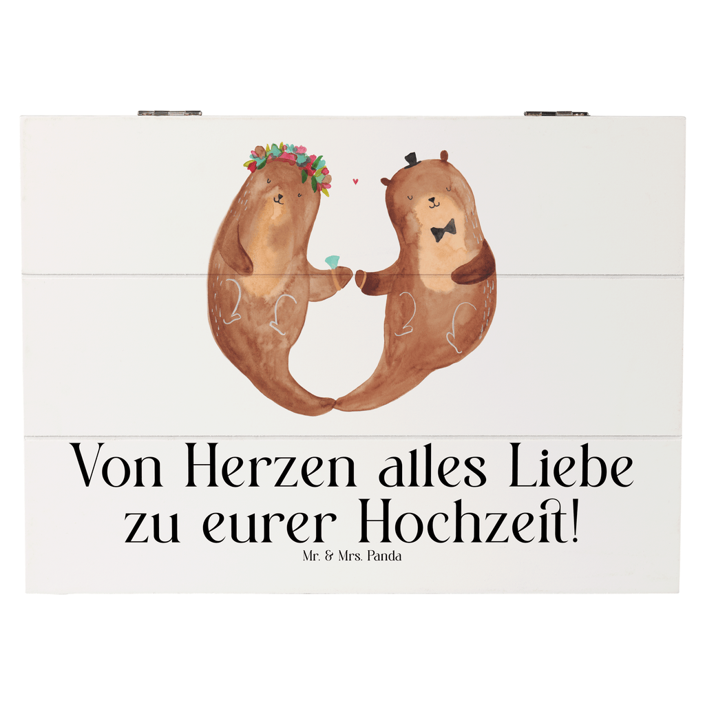 Holzkiste Hochzeitspaar Otter Holzkiste, Kiste, Schatzkiste, Truhe, Schatulle, XXL, Erinnerungsbox, Erinnerungskiste, Dekokiste, Aufbewahrungsbox, Geschenkbox, Geschenkdose, Hochzeit, Hochzeitsgeschenk, Ehe, Hochzeitsfeier, Trauung, Trauungsgeschenk, Hochzeitskarte, Verlobungsfeier, Verlobungsgeschenk, Hochzeitsgeschenkideen, Hochzeitsgeschenke für Brautpaar, Hochzeitstag, Geschenk zur Hochzeit