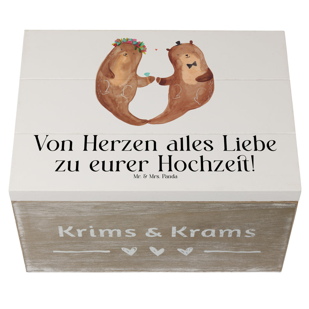 Holzkiste Hochzeitspaar Otter Holzkiste, Kiste, Schatzkiste, Truhe, Schatulle, XXL, Erinnerungsbox, Erinnerungskiste, Dekokiste, Aufbewahrungsbox, Geschenkbox, Geschenkdose, Hochzeit, Hochzeitsgeschenk, Ehe, Hochzeitsfeier, Trauung, Trauungsgeschenk, Hochzeitskarte, Verlobungsfeier, Verlobungsgeschenk, Hochzeitsgeschenkideen, Hochzeitsgeschenke für Brautpaar, Hochzeitstag, Geschenk zur Hochzeit