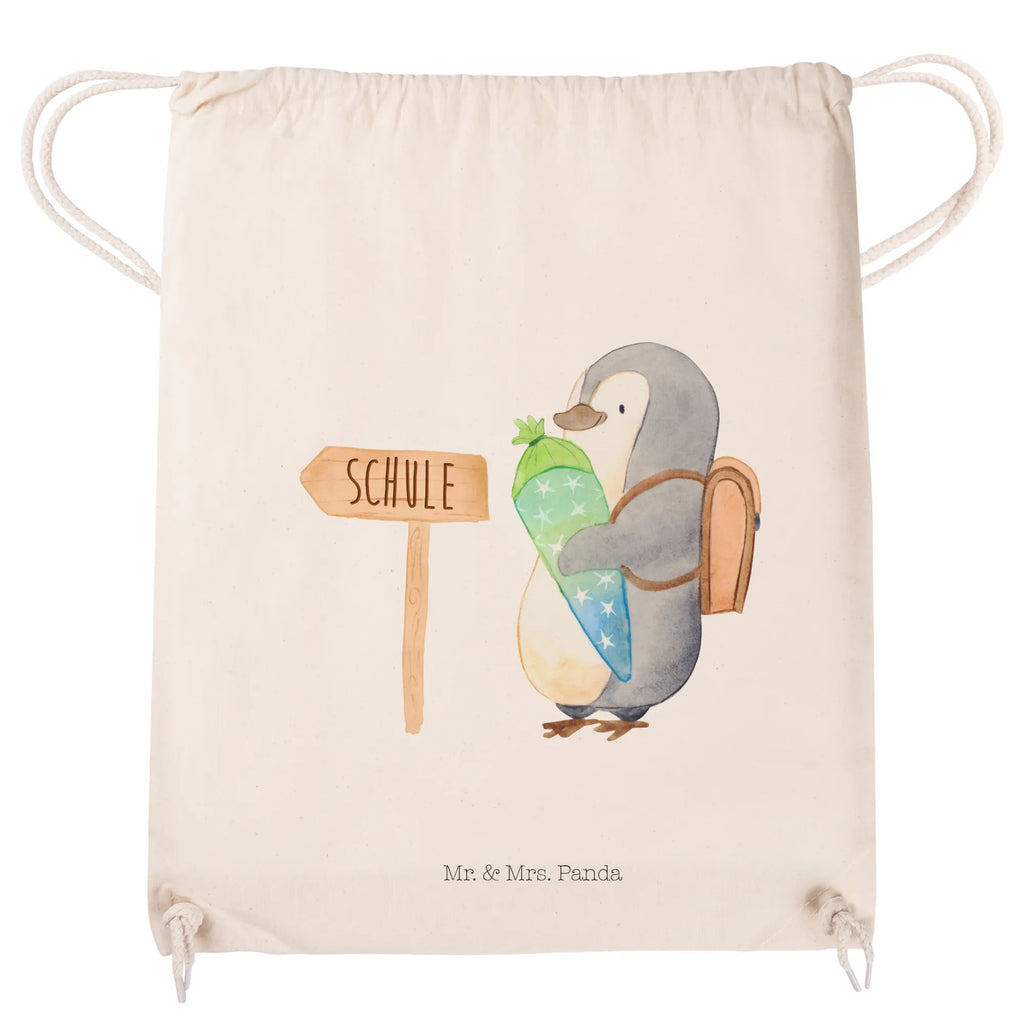 Sportbeutel Pinguin Schultüte Sportbeutel, Turnbeutel, Beutel, Sporttasche, Tasche, Stoffbeutel, Sportbeutel Kinder, Gymsack, Beutel Rucksack, Kleine Sporttasche, Sportzubehör, Turnbeutel Baumwolle, Pinguin, Schulanfänger, Einschulung, 1. Klasse, Geschenk zur Einschulung, erster Schultag, Schulranzen