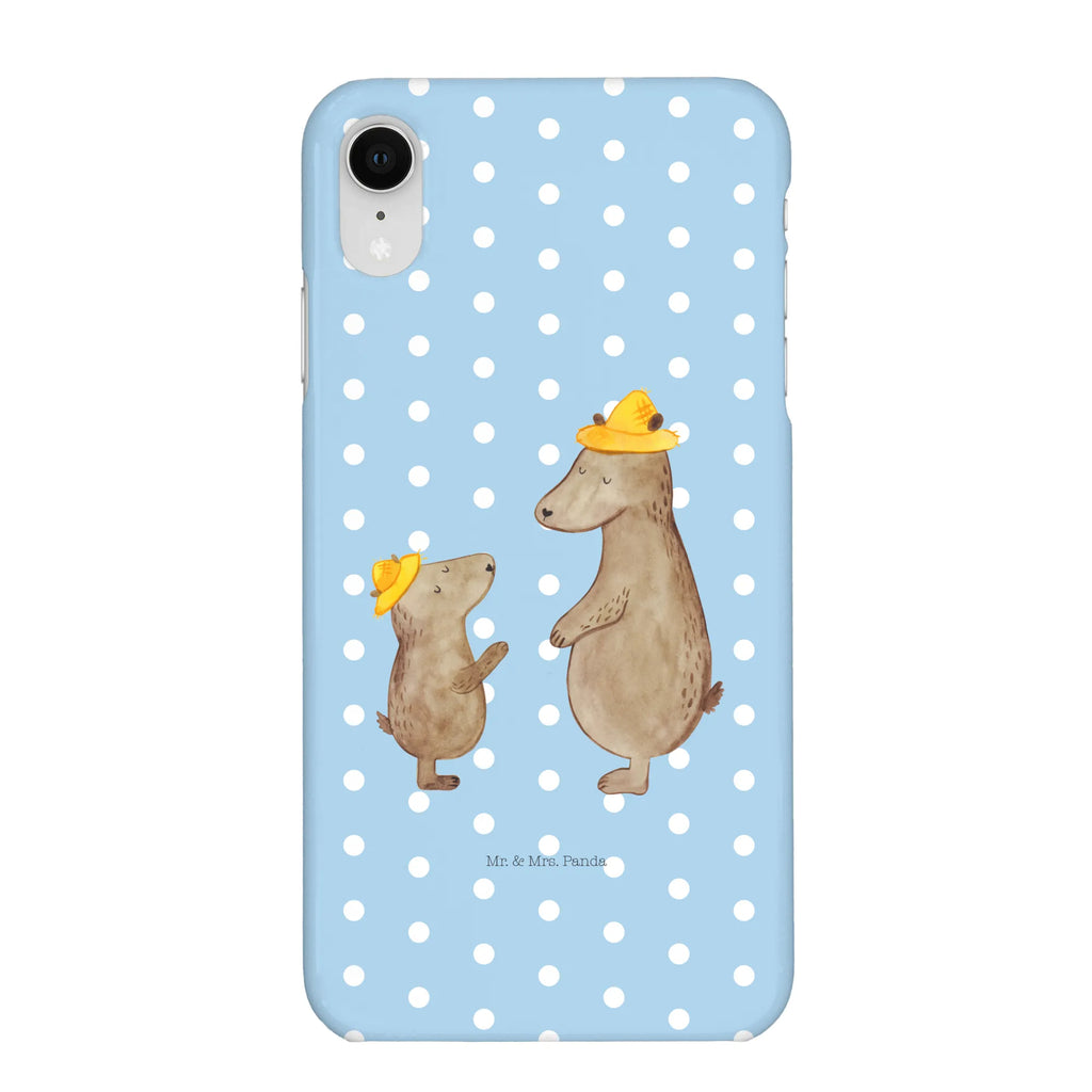 Handyhülle Bären mit Hut Handyhülle, Handycover, Cover, Handy, Hülle, Iphone 10, Iphone X, Familie, Vatertag, Muttertag, Bruder, Schwester, Mama, Papa, Oma, Opa, Bär, Bären, Vater, Papi, Paps, Dad, Daddy, Lieblingsmensch, Sohn, Söhne, Kind, Kinder, Vater-Sohn, Family, Vorbild