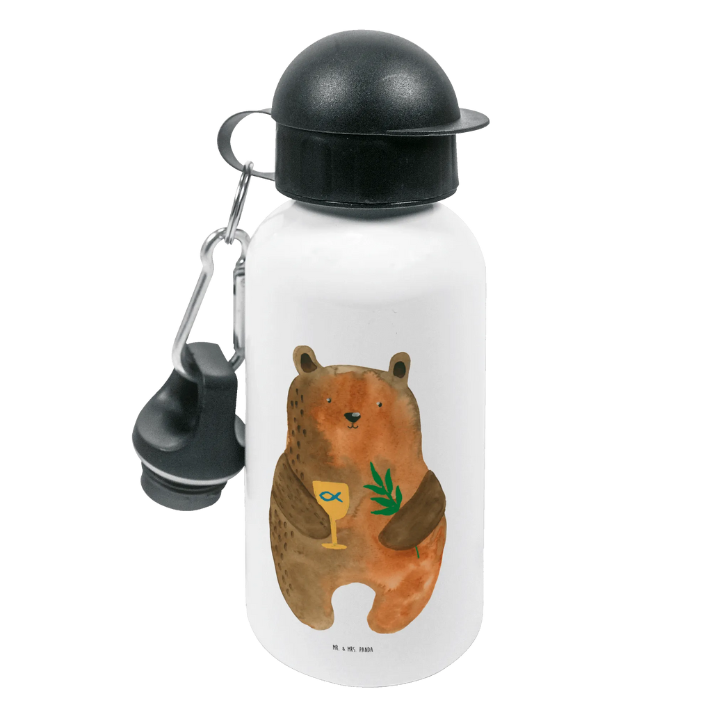 Kindertrinkflasche Konfirmation-Bär Kindertrinkflasche, Kinder Trinkflasche, Trinkflasche, Flasche, Kinderflasche, Kinder, Kids, Kindergarten Flasche, Grundschule, Jungs, Mädchen, Bär, Teddy, Teddybär, Konfirmation, Kirche, evangelisch, Gottesdienst