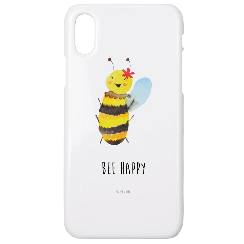 Handyhülle Biene Happy Handyhülle, Handycover, Cover, Handy, Hülle, Samsung Galaxy S8 plus, Biene, Wespe, Hummel