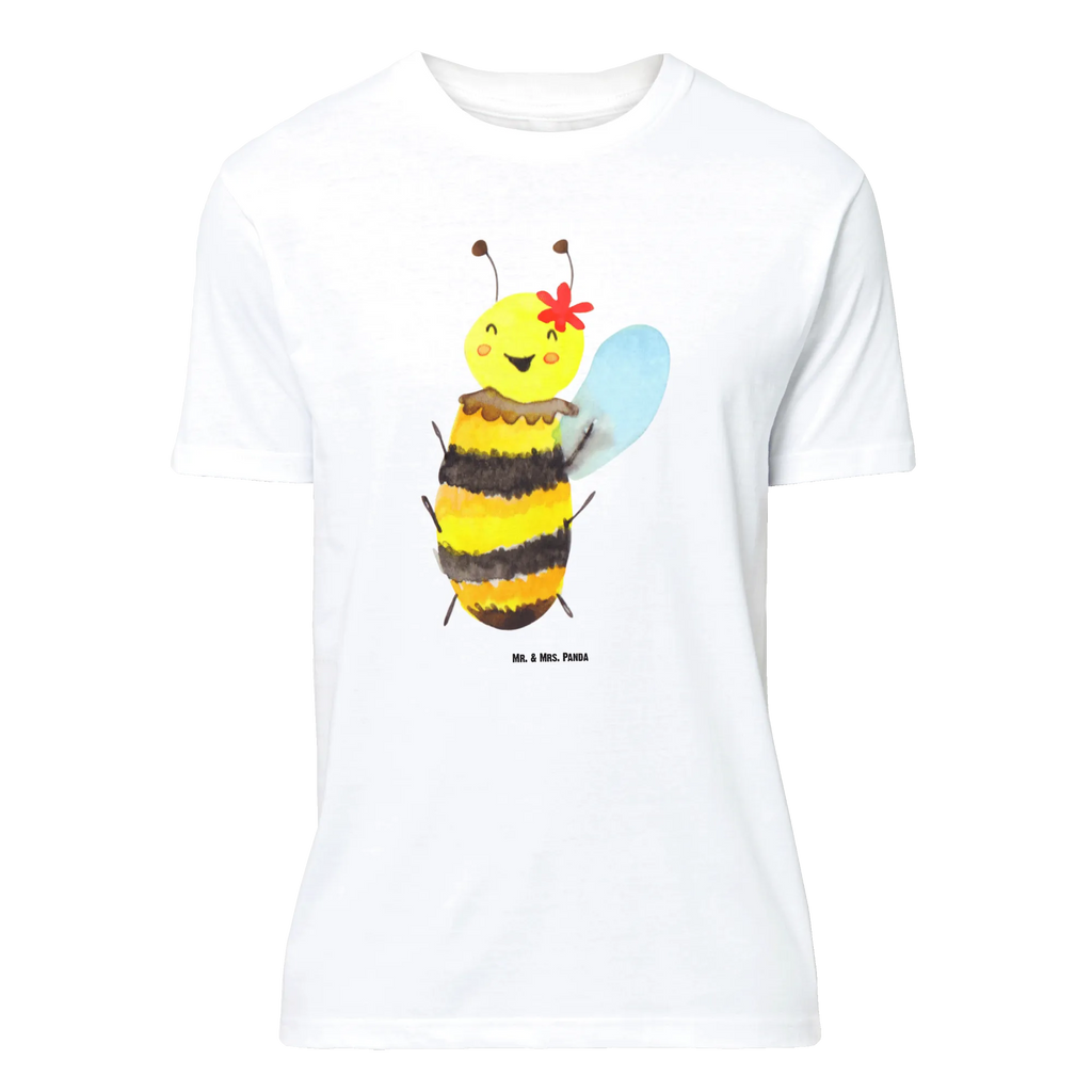 T-Shirt Standard Biene Happy T-Shirt, Shirt, Tshirt, Lustiges T-Shirt, T-Shirt mit Spruch, Party, Junggesellenabschied, Jubiläum, Geburstag, Herrn, Damen, Männer, Frauen, Schlafshirt, Nachthemd, Sprüche, Biene, Wespe, Hummel