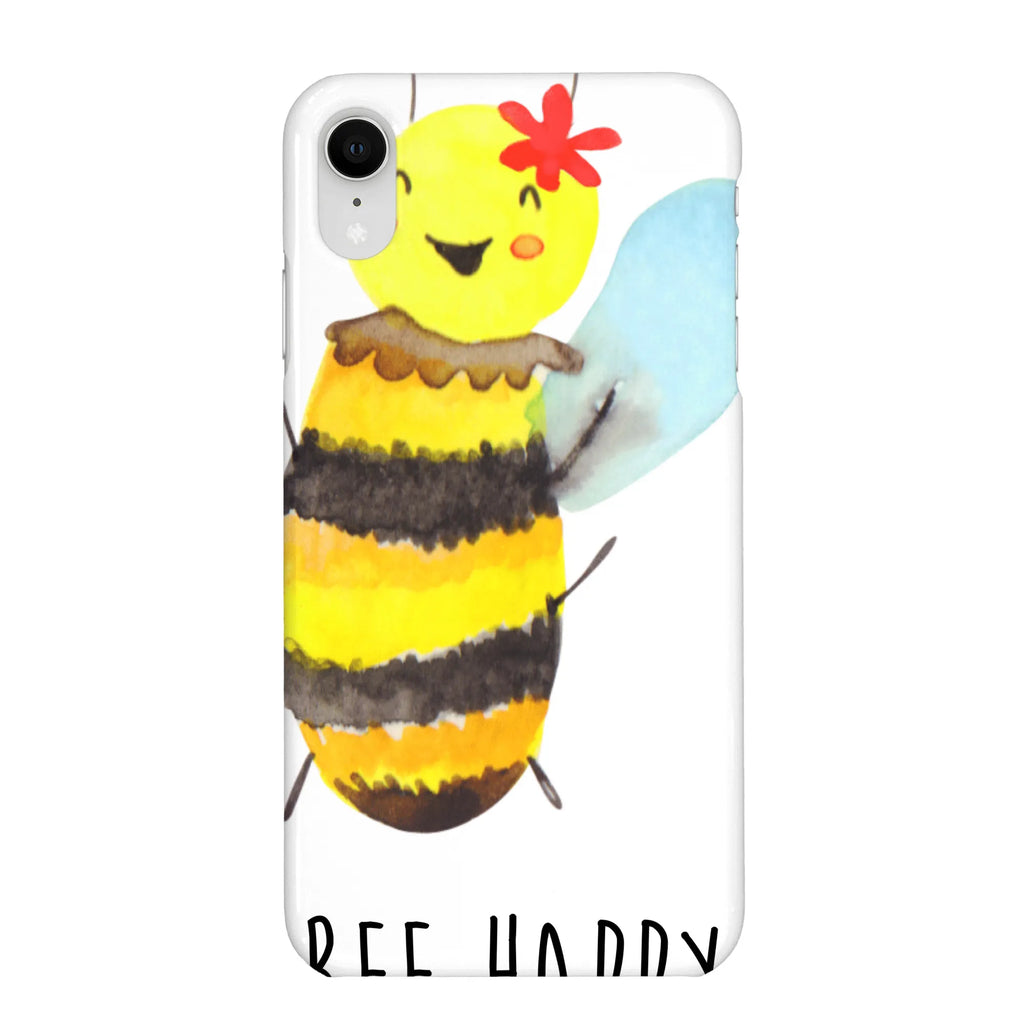 Handyhülle Biene Happy Handyhülle, Handycover, Cover, Handy, Hülle, Samsung Galaxy S8 plus, Biene, Wespe, Hummel