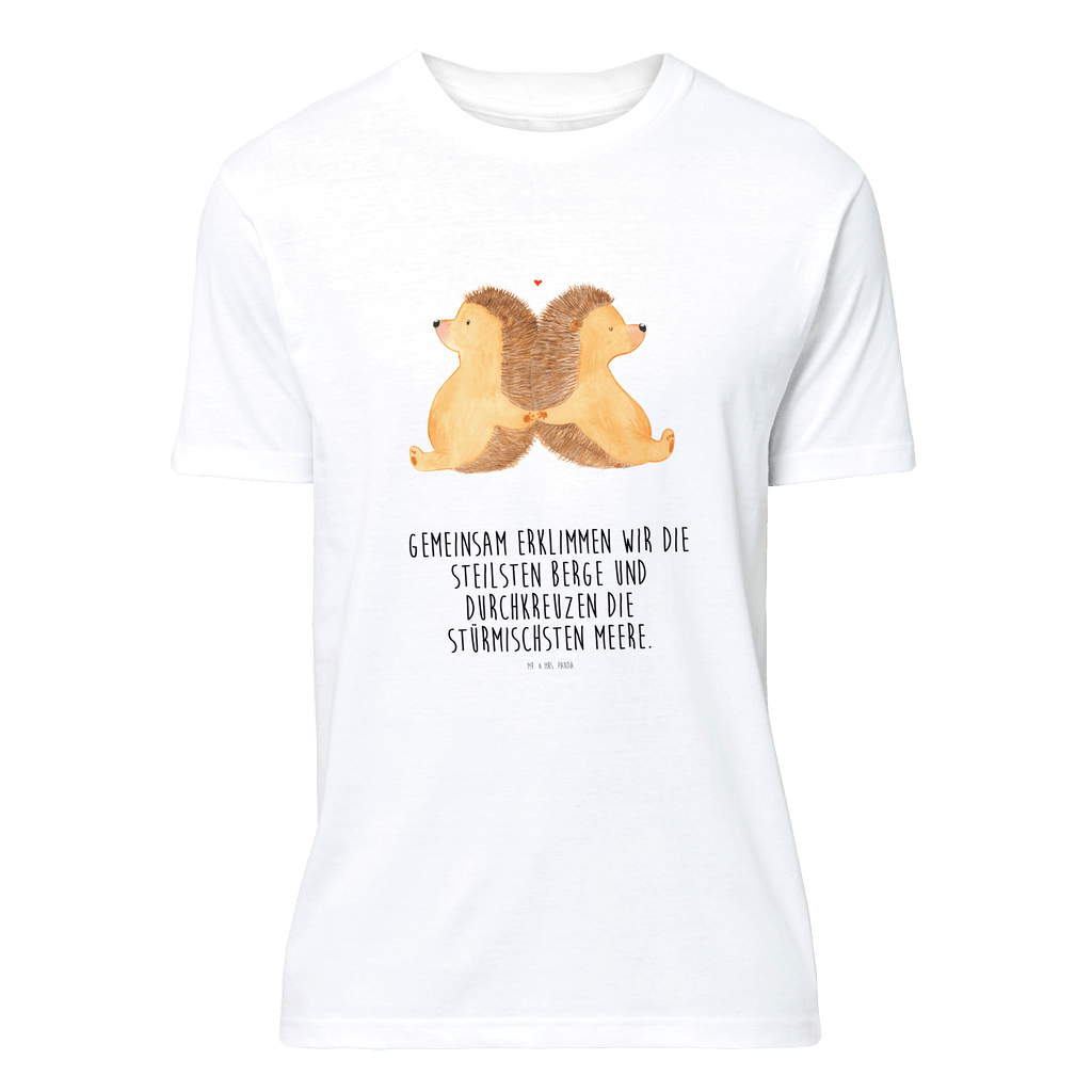 T-Shirt Standard Igel händchenhaltend T-Shirt, Shirt, Tshirt, Lustiges T-Shirt, T-Shirt mit Spruch, Party, Junggesellenabschied, Jubiläum, Geburstag, Herrn, Damen, Männer, Frauen, Schlafshirt, Nachthemd, Sprüche, Liebe, Partner, Freund, Freundin, Ehemann, Ehefrau, Heiraten, Verlobung, Heiratsantrag, Liebesgeschenk, Jahrestag, Hocheitstag, Igel, Igelliebe, Hand in Hand, Liebesbeweis, große Liebe, Liebesbotschaft, Hochzeit, Lieblingsmensch, Gemeinsamkeit, Love, Geschenk für zwei