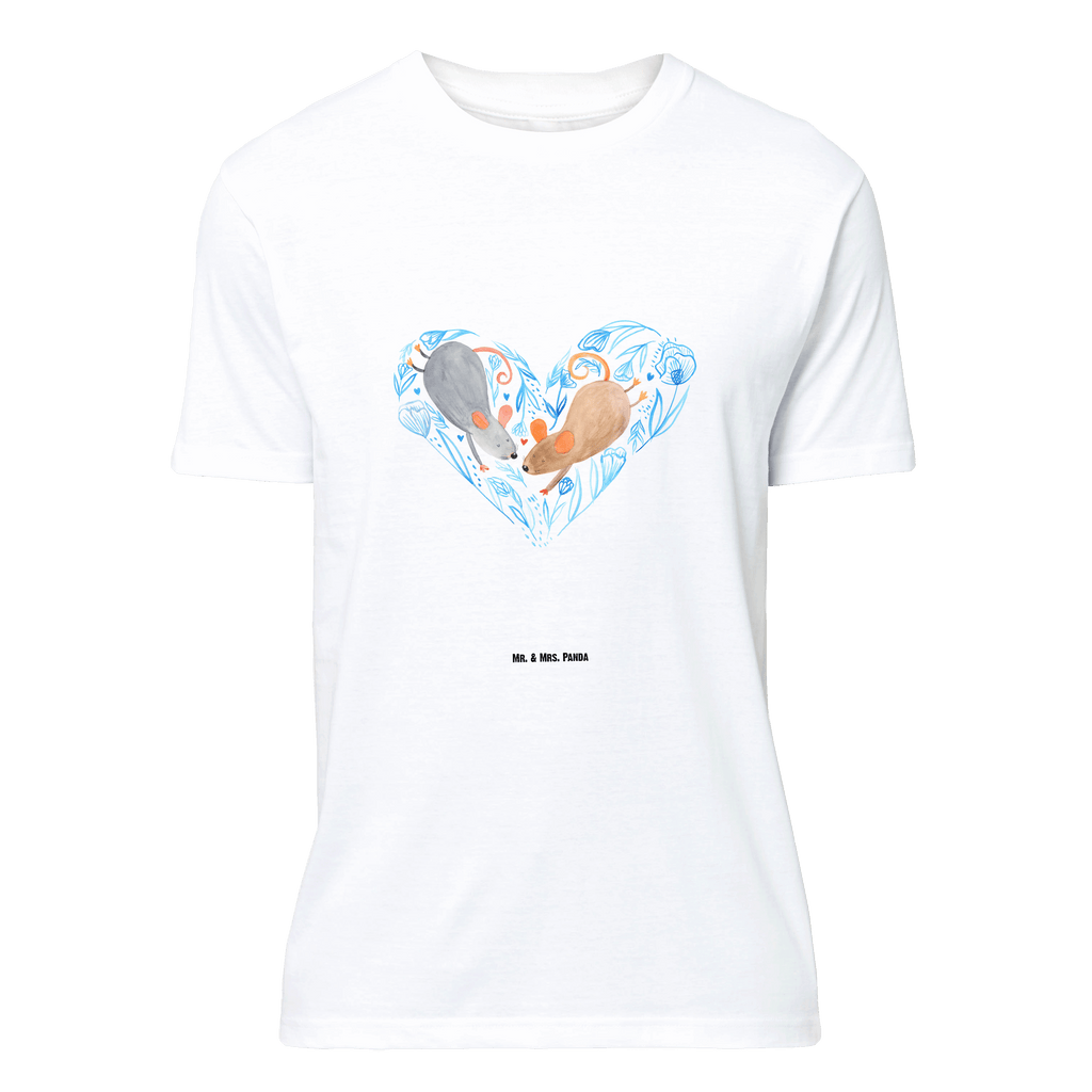 T-Shirt Standard Mäuse Herz T-Shirt, Shirt, Tshirt, Lustiges T-Shirt, T-Shirt mit Spruch, Party, Junggesellenabschied, Jubiläum, Geburstag, Herrn, Damen, Männer, Frauen, Schlafshirt, Nachthemd, Sprüche, Liebe, Partner, Freund, Freundin, Ehemann, Ehefrau, Heiraten, Verlobung, Heiratsantrag, Liebesgeschenk, Jahrestag, Hocheitstag, Maus, Mäuse, Liebesbotschaft, Liebesbeweis, Hochzeit, Lieblingsmensch, Gemeinsamkeit, Love, Geschenk für zwei