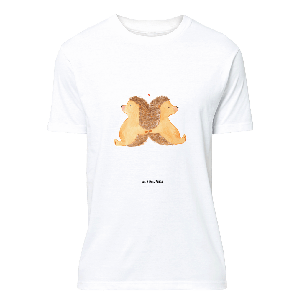 T-Shirt Standard Igel händchenhaltend T-Shirt, Shirt, Tshirt, Lustiges T-Shirt, T-Shirt mit Spruch, Party, Junggesellenabschied, Jubiläum, Geburstag, Herrn, Damen, Männer, Frauen, Schlafshirt, Nachthemd, Sprüche, Liebe, Partner, Freund, Freundin, Ehemann, Ehefrau, Heiraten, Verlobung, Heiratsantrag, Liebesgeschenk, Jahrestag, Hocheitstag, Igel, Igelliebe, Hand in Hand, Liebesbeweis, große Liebe, Liebesbotschaft, Hochzeit, Lieblingsmensch, Gemeinsamkeit, Love, Geschenk für zwei