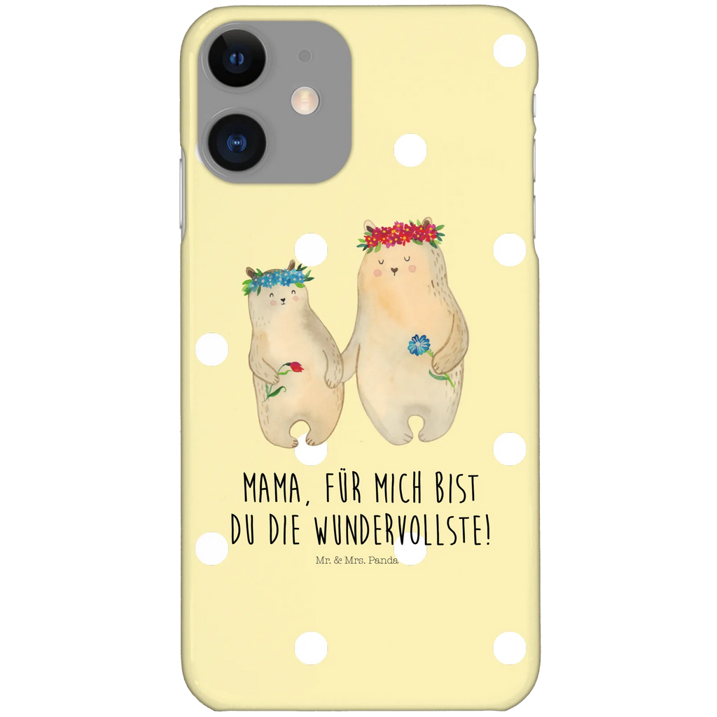 Handyhülle Bären mit Blumenkranz Handyhülle, Handycover, Cover, Handy, Hülle, Iphone 10, Iphone X, Familie, Vatertag, Muttertag, Bruder, Schwester, Mama, Papa, Oma, Opa, Bär, Bären, Mutter, Mutti, Mami, Lieblingsmensch, Lieblingsmama, beste Mutter, weltbeste Mama, Geschenk Mama. Muttertag, Tochter, Kind, Kinder, Töchter, Family, Vorbild