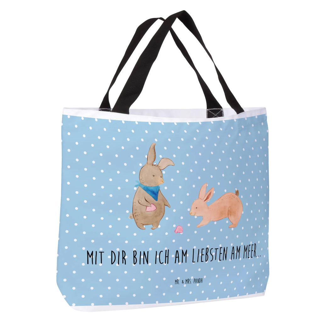 Shopper Hasen Muschel Beutel, Einkaufstasche, Tasche, Strandtasche, Einkaufsbeutel, Shopper, Schultasche, Freizeittasche, Tragebeutel, Schulbeutel, Alltagstasche, Familie, Vatertag, Muttertag, Bruder, Schwester, Mama, Papa, Oma, Opa, Hasen, beste Freundin, Freundin, Freundinnen, best friends, BFF, Muscheln sammeln, Muscheln, Meer