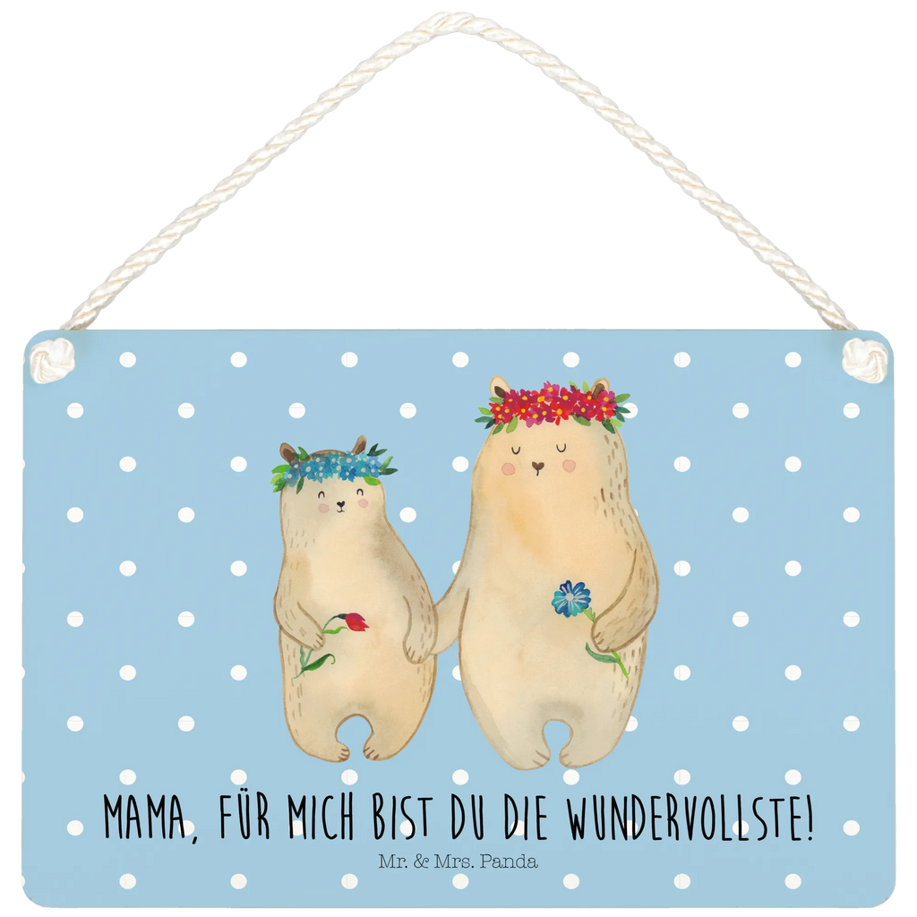 Deko Schild Bären mit Blumenkranz Dekoschild, Deko Schild, Schild, Tür Schild, Türschild, Holzschild, Wandschild, Wanddeko, Familie, Vatertag, Muttertag, Bruder, Schwester, Mama, Papa, Oma, Opa, Bär, Bären, Mutter, Mutti, Mami, Lieblingsmensch, Lieblingsmama, beste Mutter, weltbeste Mama, Geschenk Mama. Muttertag, Tochter, Kind, Kinder, Töchter, Family, Vorbild