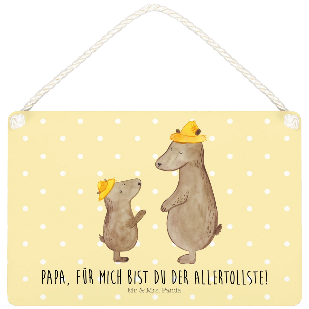 Deko Schild Bären mit Hut Dekoschild, Deko Schild, Schild, Tür Schild, Türschild, Holzschild, Wandschild, Wanddeko, Familie, Vatertag, Muttertag, Bruder, Schwester, Mama, Papa, Oma, Opa, Bär, Bären, Vater, Papi, Paps, Dad, Daddy, Lieblingsmensch, Sohn, Söhne, Kind, Kinder, Vater-Sohn, Family, Vorbild