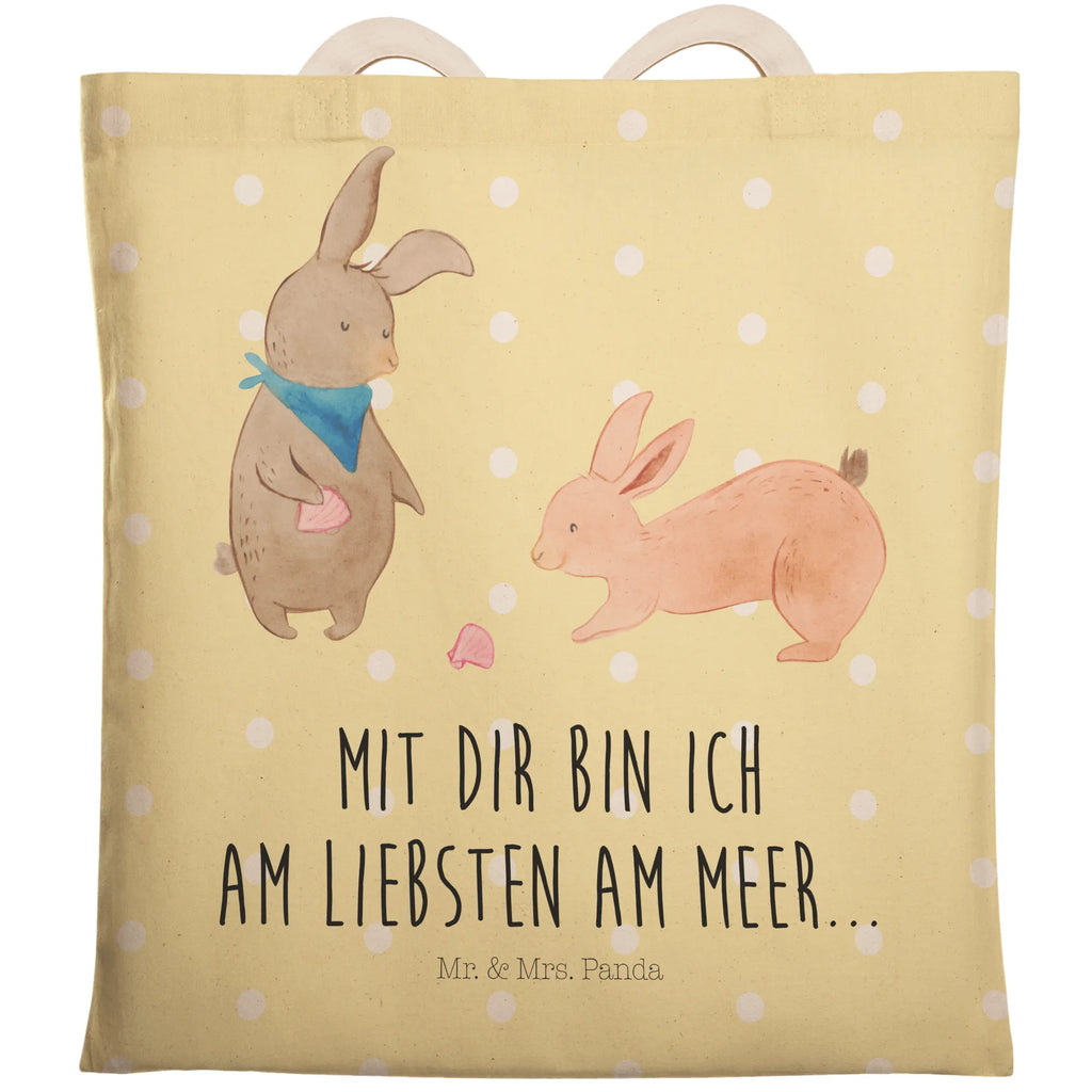 Einkaufstasche Hasen Muschel Tragetasche, Tasche, Beutel, Stofftasche, Baumwolltasche, Umhängetasche, Shopper, Einkaufstasche, Beuteltasche, Familie, Vatertag, Muttertag, Bruder, Schwester, Mama, Papa, Oma, Opa, Hasen, beste Freundin, Freundin, Freundinnen, best friends, BFF, Muscheln sammeln, Muscheln, Meer