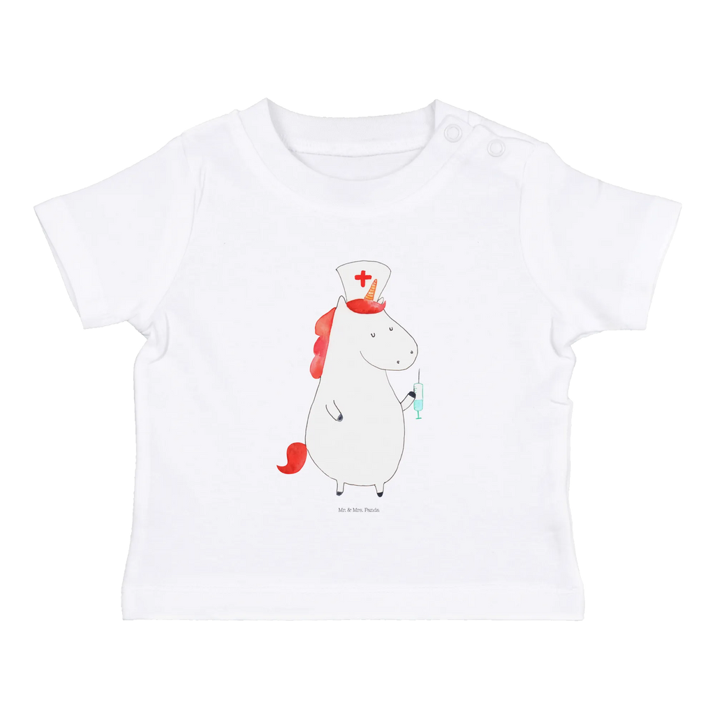 Organic Baby Shirt Einhorn Krankenschwester Baby T-Shirt, Jungen Baby T-Shirt, Mädchen Baby T-Shirt, Shirt, Einhorn, Einhörner, Einhorn Deko, Pegasus, Unicorn, Krankenschwester Geschenk, Krankenpfleger Geschenk, Krankenpflegerin, Krankenschwester Dankeschön, Krankenhaus, Ärztin Geschenk