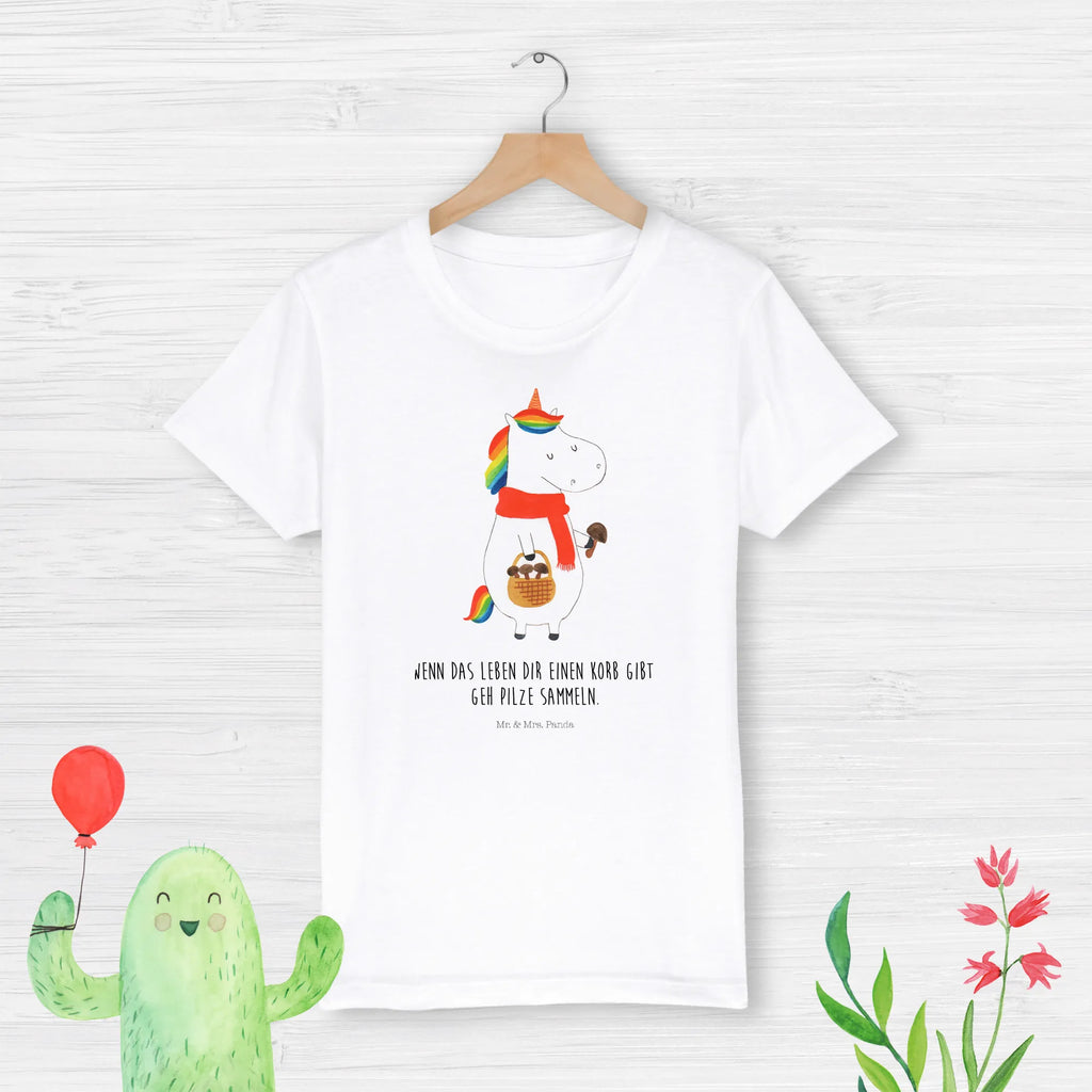 Organic Kinder T-Shirt Einhorn Pilz Kinder T-Shirt, Kinder T-Shirt Mädchen, Kinder T-Shirt Jungen, Einhorn, Einhörner, Einhorn Deko, Pegasus, Unicorn, Pilze, Pilzsammler, Motivation, Spruch, Liebeskummer