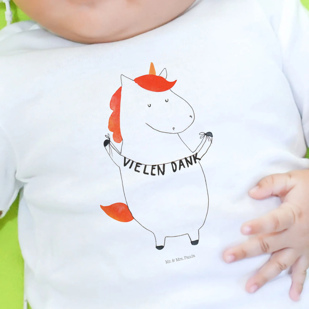 Organic Baby Shirt Einhorn Dankeschön Baby T-Shirt, Jungen Baby T-Shirt, Mädchen Baby T-Shirt, Shirt, Einhorn, Einhörner, Einhorn Deko, Unicorn, Danke, vielen Dank, Dankeschön, Danksagung