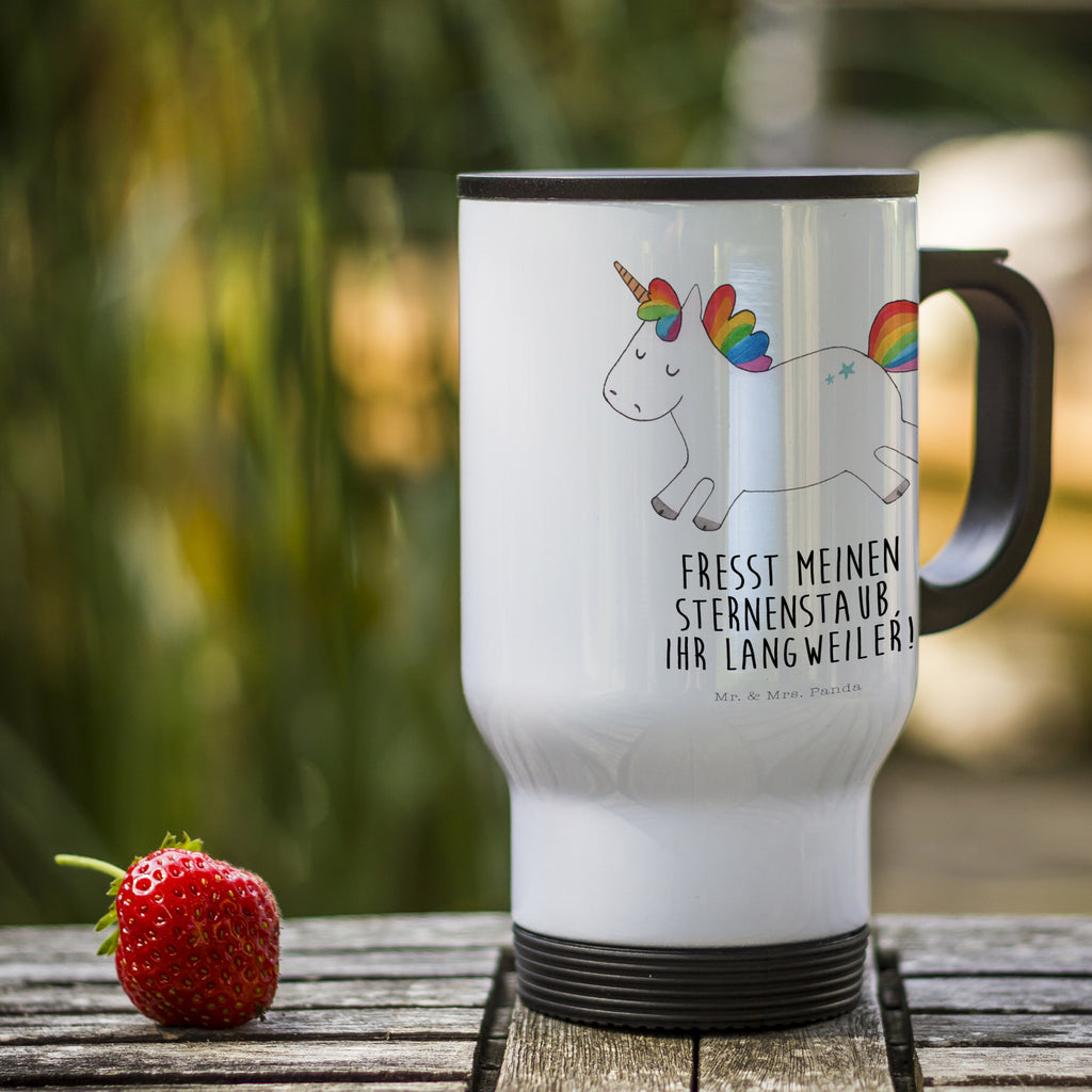 Thermobecher Einhorn Happy Thermobecher, To Go Becher, Thermotasse, Kaffeebecher, Isolierbecher, Thermobecher To Go, Warmhaltetasse, Edelstahlbecher, Reisebecher, Tasse mit Deckel, Thermobecher für 400 ml, Kaffeetasse zum Mitnehmen, Tasse zum Mitnehmen, Spülmaschinenfest, Einhorn, Einhörner, Einhorn Deko, Pegasus, Unicorn, glücklich, fröhlich, Spaß, Freude, Lebensfreude, witzig, spannend, Lächeln, Lachen