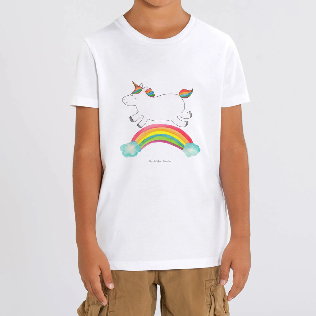 Organic Kinder T-Shirt Einhorn Regenbogen Kinder T-Shirt, Kinder T-Shirt Mädchen, Kinder T-Shirt Jungen, Einhorn, Einhörner, Einhorn Deko, Pegasus, Unicorn, Regenbogen, Glitzer, Einhornpower, Erwachsenwerden, Einhornautobahn