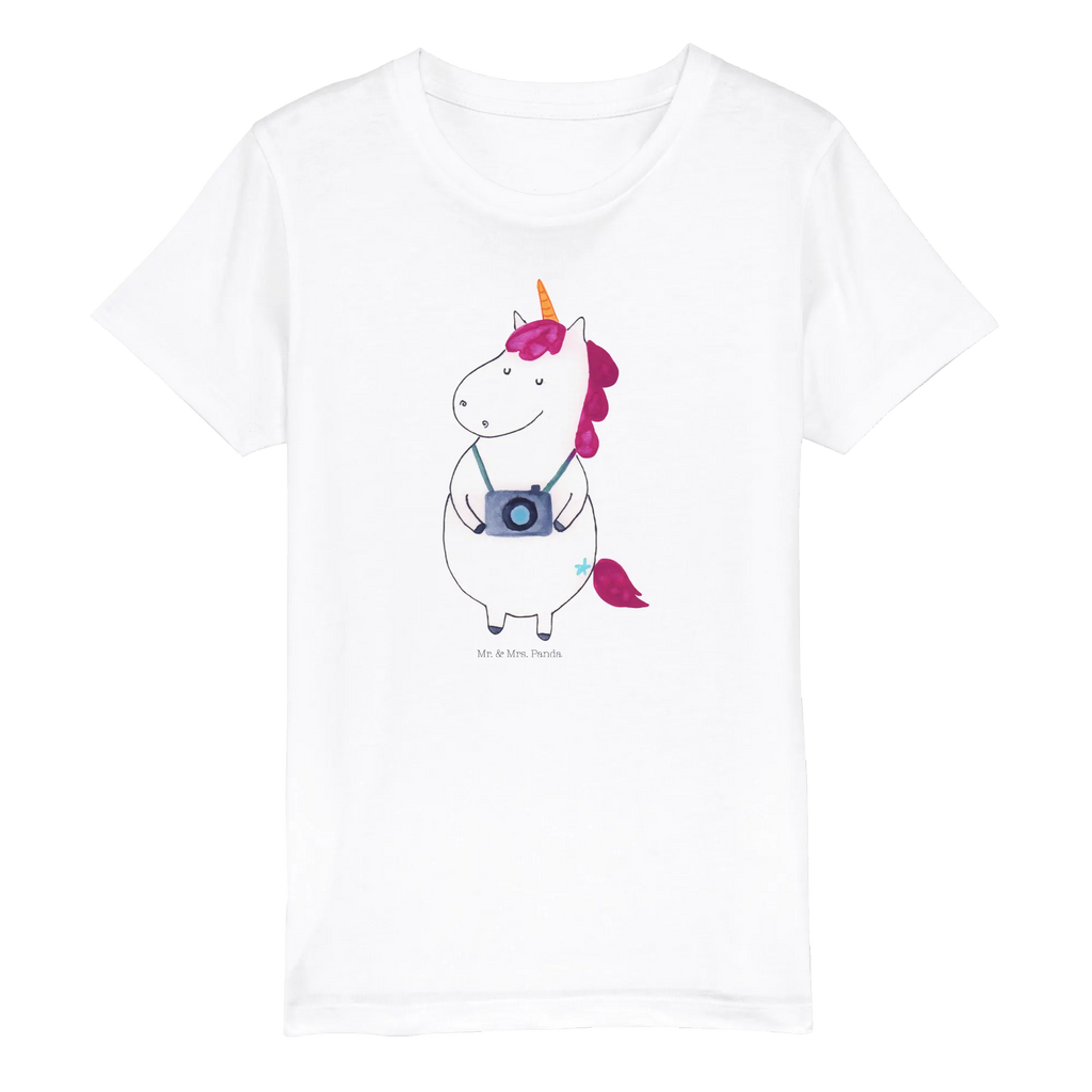 Organic Kinder T-Shirt Einhorn Fotograf Kinder T-Shirt, Kinder T-Shirt Mädchen, Kinder T-Shirt Jungen, Einhorn, Einhörner, Einhorn Deko, Pegasus, Unicorn, Fotograf, Fotografie, Kamera, Reisen, Weltreise, Weltenbummler, Urlaub, Tourist, Kurztrip, Reise, Städtereise