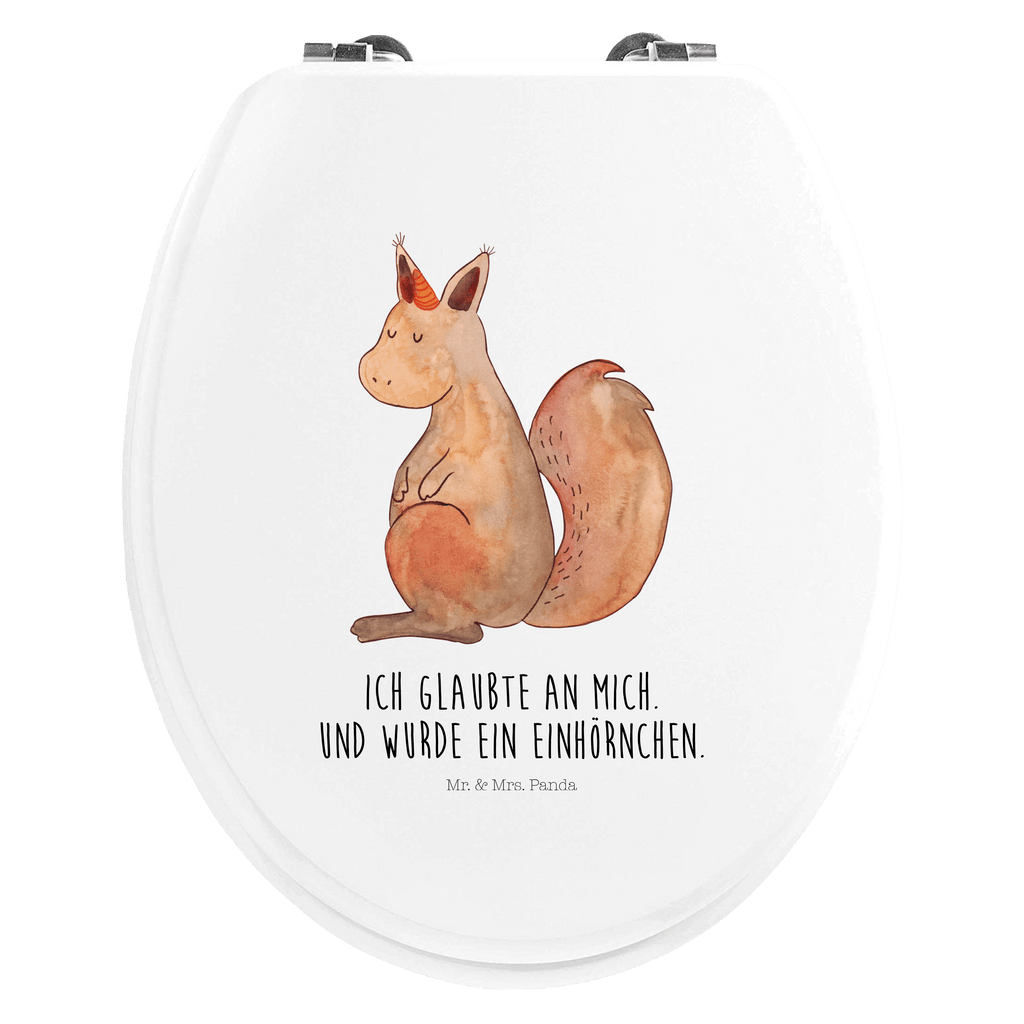 Motiv WC Sitz Einhorn Glauben Klobrille, Klodeckel, Toilettendeckel, WC-Sitz, Toilette, Einhorn, Einhörner, Einhorn Deko, Pegasus, Unicorn, Einhörnchen, Eichhörnchen, Eichhorn