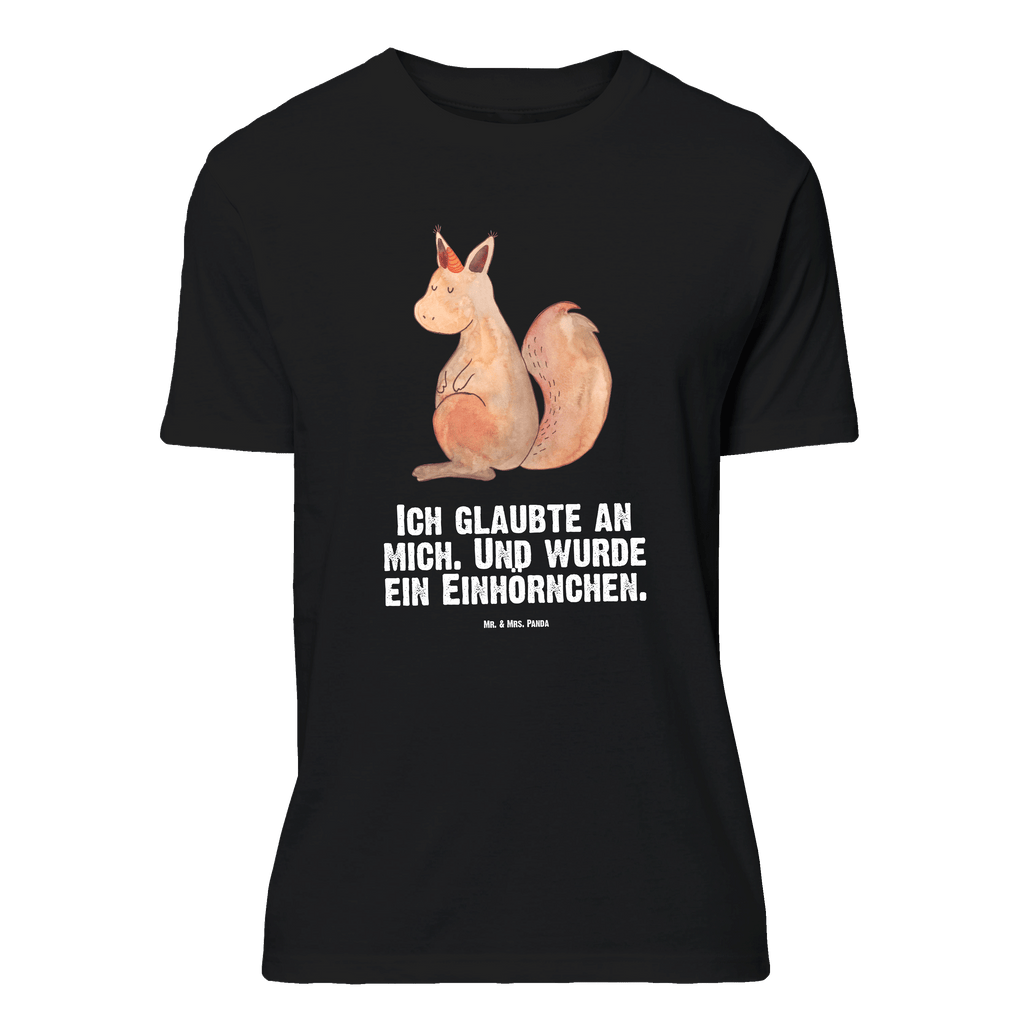 T-Shirt Standard Einhorn Glauben T-Shirt, Shirt, Tshirt, Lustiges T-Shirt, T-Shirt mit Spruch, Party, Junggesellenabschied, Jubiläum, Geburstag, Herrn, Damen, Männer, Frauen, Schlafshirt, Nachthemd, Sprüche, Einhorn, Einhörner, Einhorn Deko, Pegasus, Unicorn, Einhörnchen, Eichhörnchen, Eichhorn