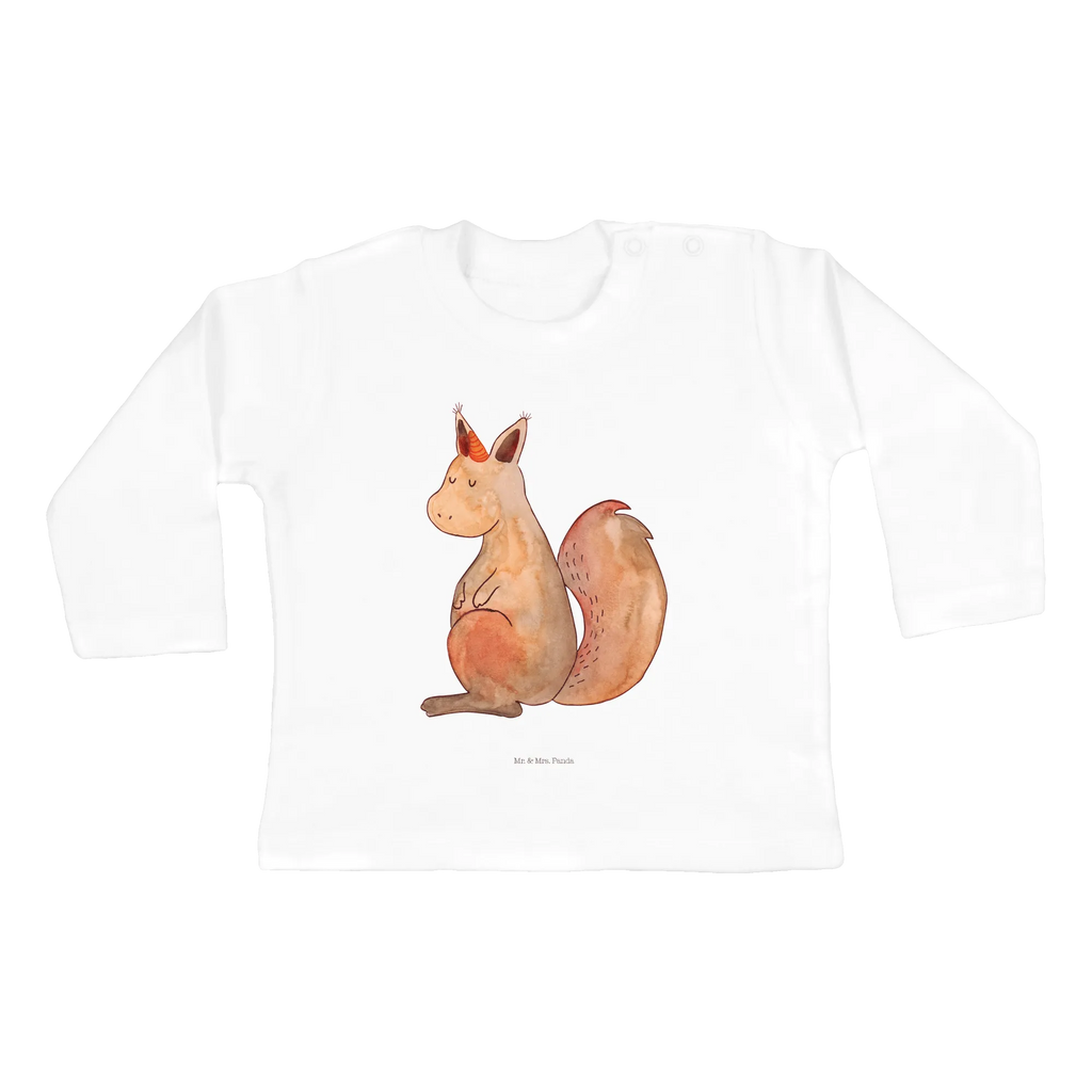 Baby Longsleeve Einhörnchen Glaube Mädchen, Jungen, Baby, Langarm, Bio, Kleidung, Einhorn, Einhörner, Einhorn Deko, Unicorn, Einhörnchen, Eichhörnchen, Eichhorn