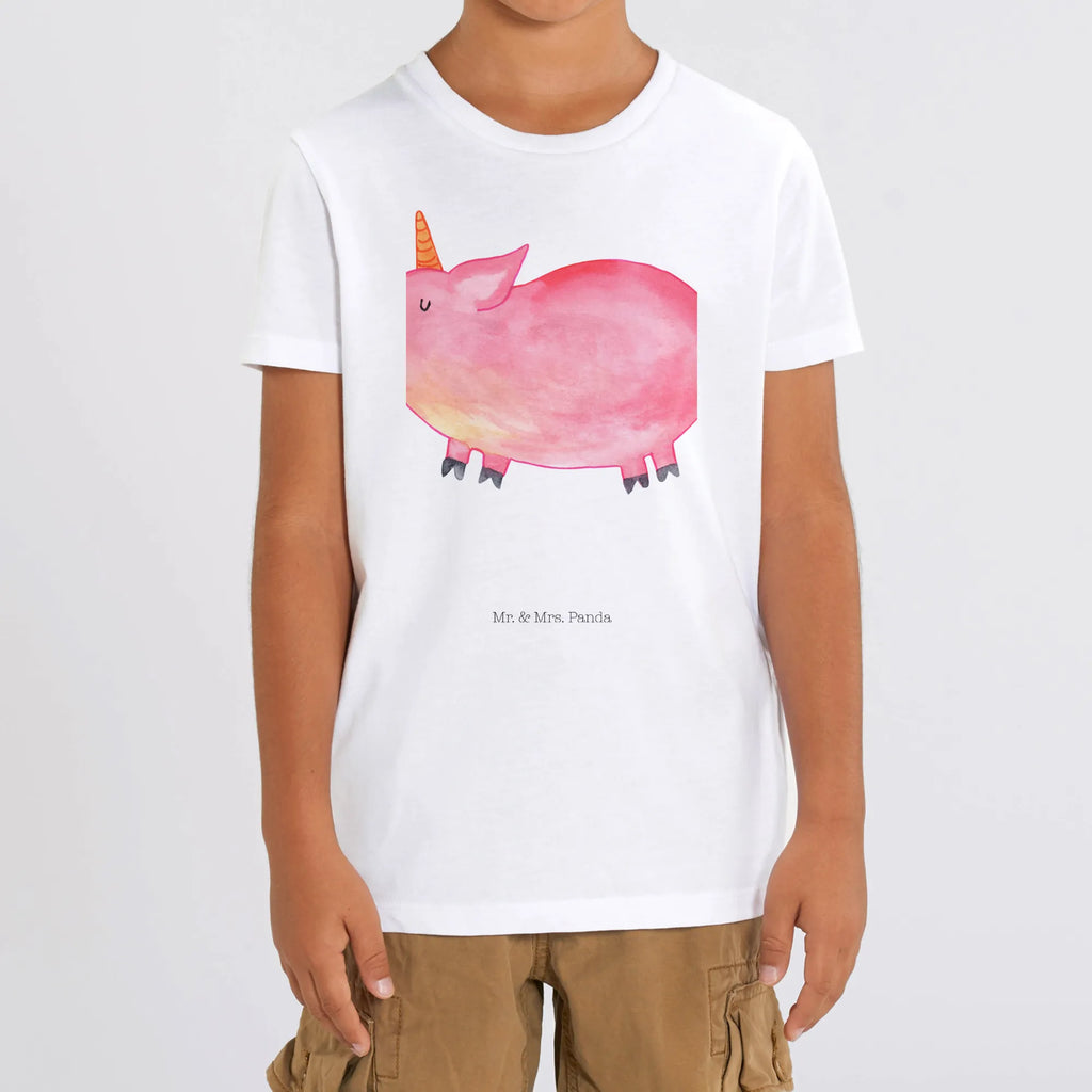 Organic Kinder T-Shirt Einhorn Schwein Kinder T-Shirt, Kinder T-Shirt Mädchen, Kinder T-Shirt Jungen, Einhorn, Einhörner, Einhorn Deko, Pegasus, Unicorn, Party, Spaß, Schwein, Schweinhorn, Bauer, witzig. lustig, Spruch, geschenk, Pig, Piggy, funny, english, englisch