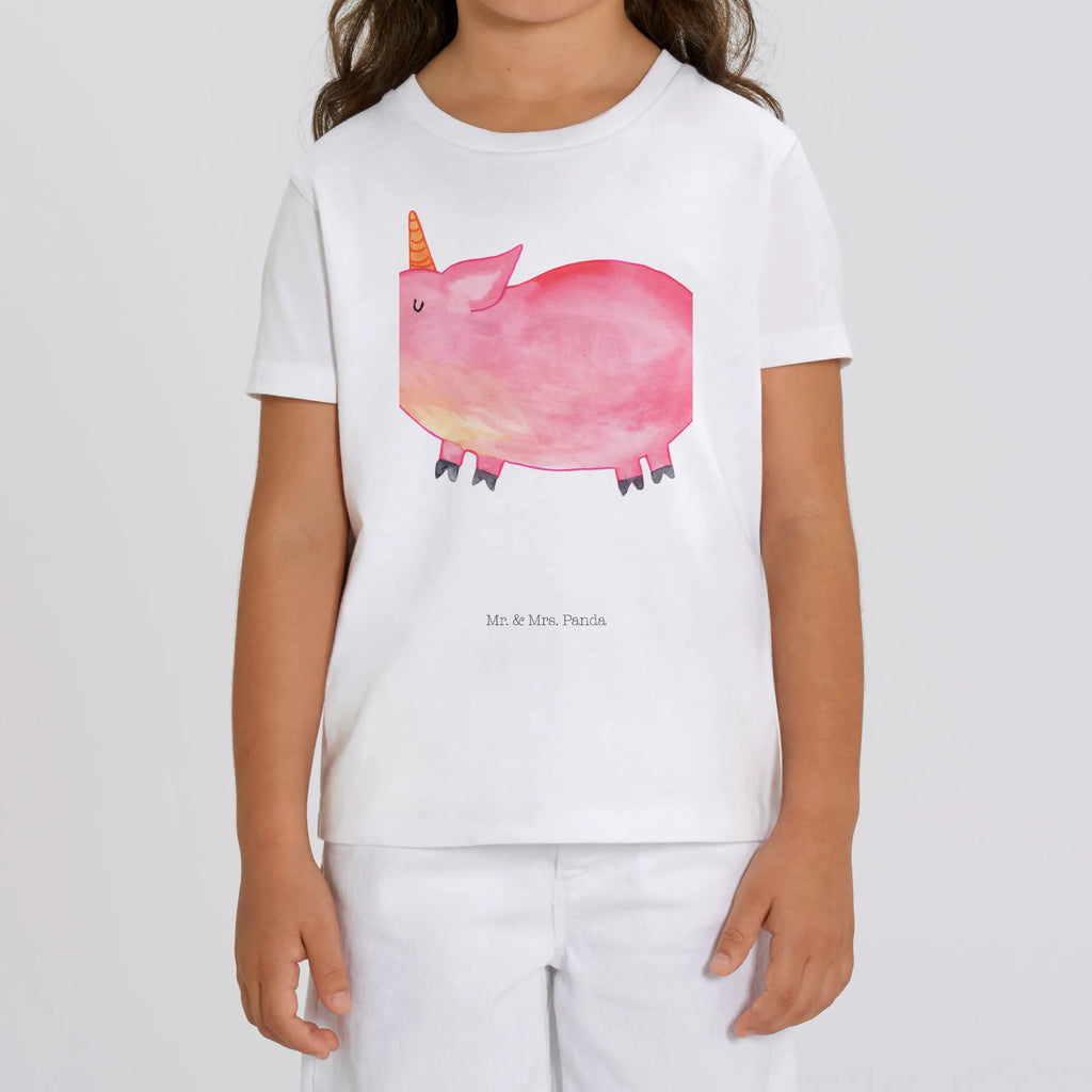 Organic Kinder T-Shirt Einhorn Schwein Kinder T-Shirt, Kinder T-Shirt Mädchen, Kinder T-Shirt Jungen, Einhorn, Einhörner, Einhorn Deko, Pegasus, Unicorn, Party, Spaß, Schwein, Schweinhorn, Bauer, witzig. lustig, Spruch, geschenk, Pig, Piggy, funny, english, englisch