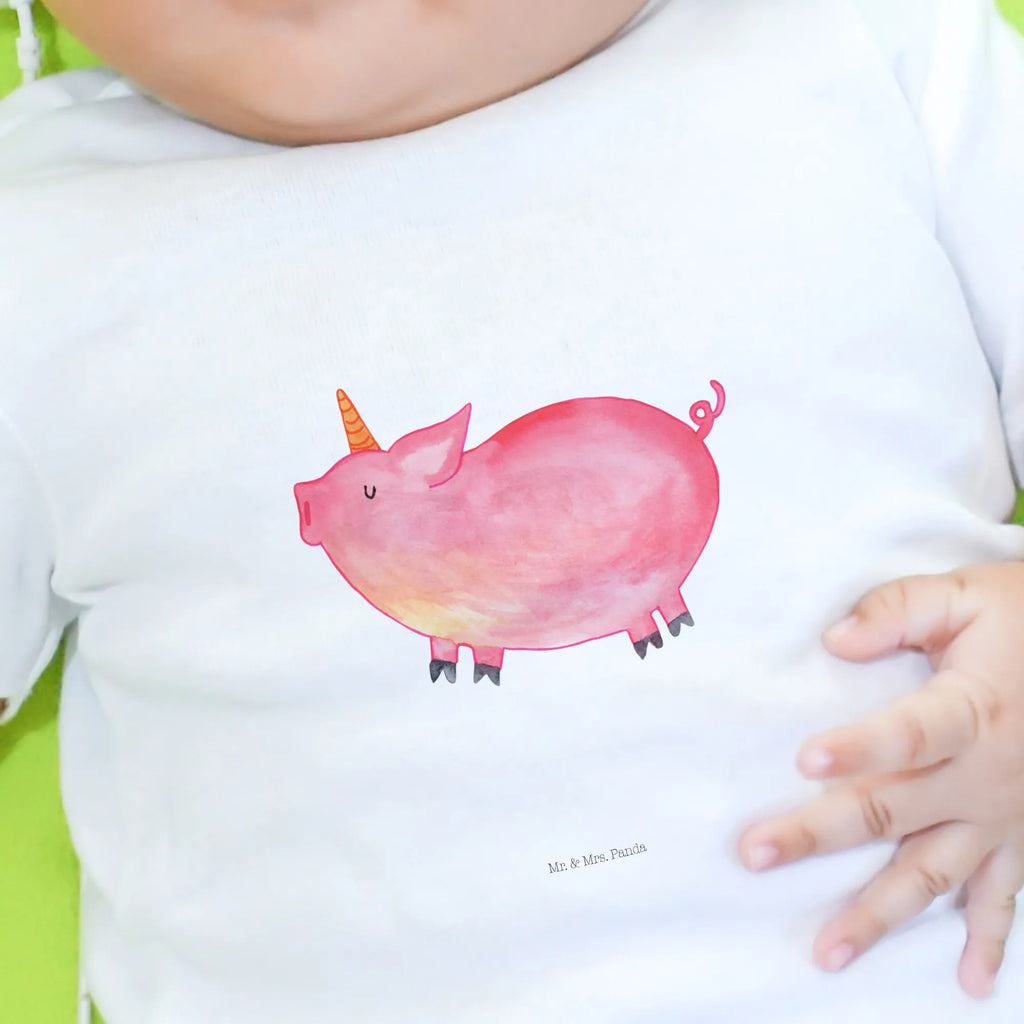 Organic Baby Shirt Einhorn Schwein Baby T-Shirt, Jungen Baby T-Shirt, Mädchen Baby T-Shirt, Shirt, Einhorn, Einhörner, Einhorn Deko, Pegasus, Unicorn, Party, Spaß, Schwein, Schweinhorn, Bauer, witzig. lustig, Spruch, geschenk, Pig, Piggy, funny, english, englisch