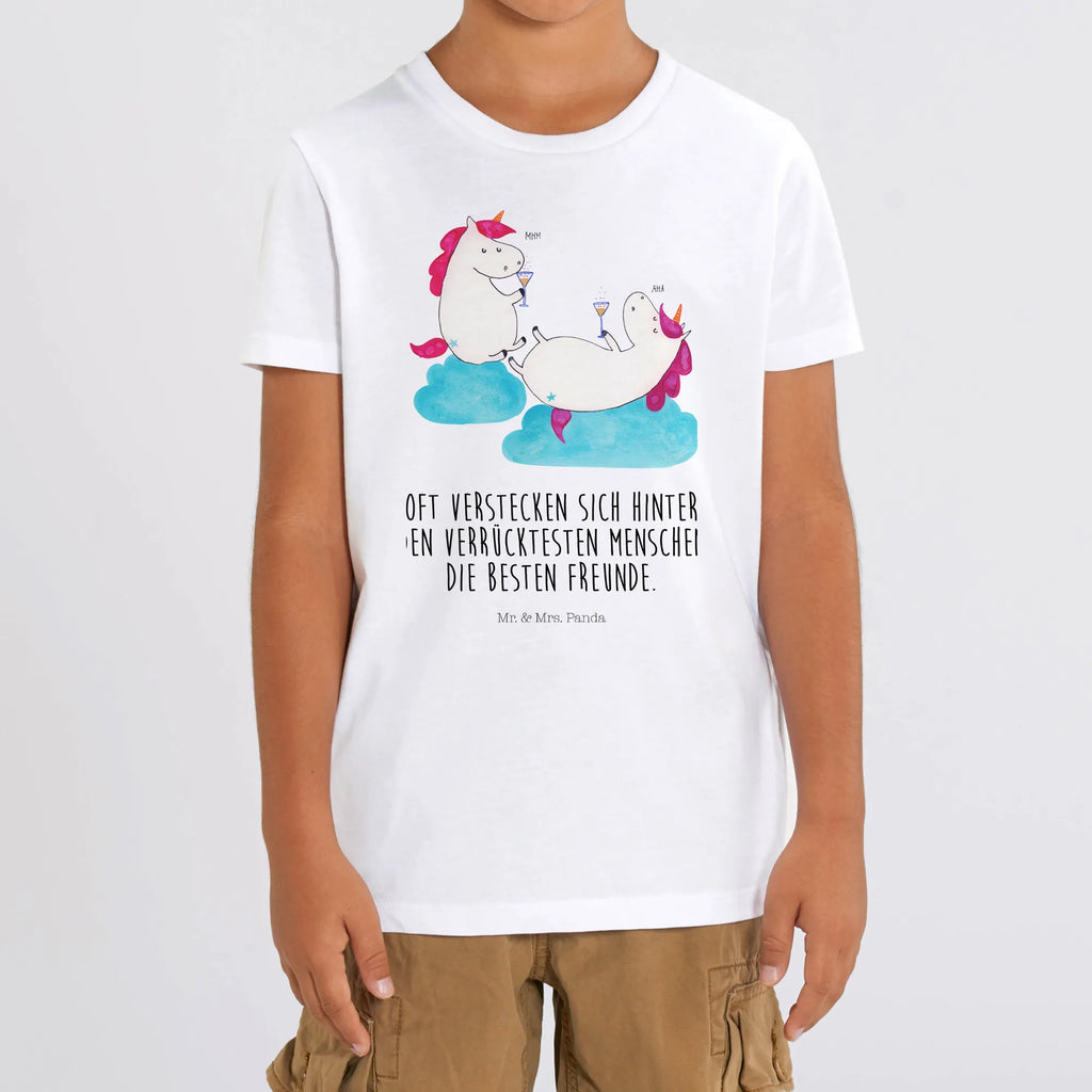 Organic Kinder T-Shirt Einhorn Sekt Kinder T-Shirt, Kinder T-Shirt Mädchen, Kinder T-Shirt Jungen, Einhorn, Einhörner, Einhorn Deko, Pegasus, Unicorn, Freundinnen, Freundin, BFF, Sekt, Mädelsabend, Spaß, Party, Korken, Anstoßen, Beste