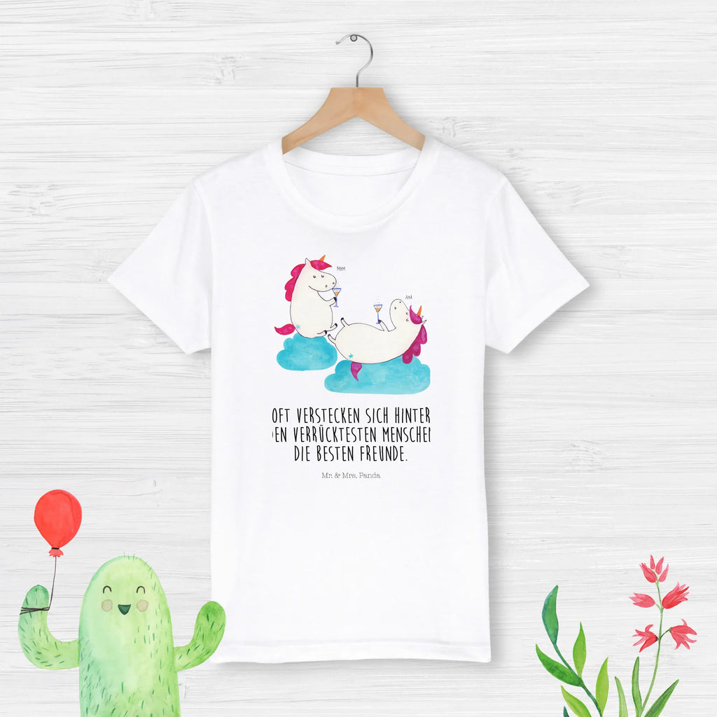 Organic Kinder T-Shirt Einhorn Sekt Kinder T-Shirt, Kinder T-Shirt Mädchen, Kinder T-Shirt Jungen, Einhorn, Einhörner, Einhorn Deko, Pegasus, Unicorn, Freundinnen, Freundin, BFF, Sekt, Mädelsabend, Spaß, Party, Korken, Anstoßen, Beste