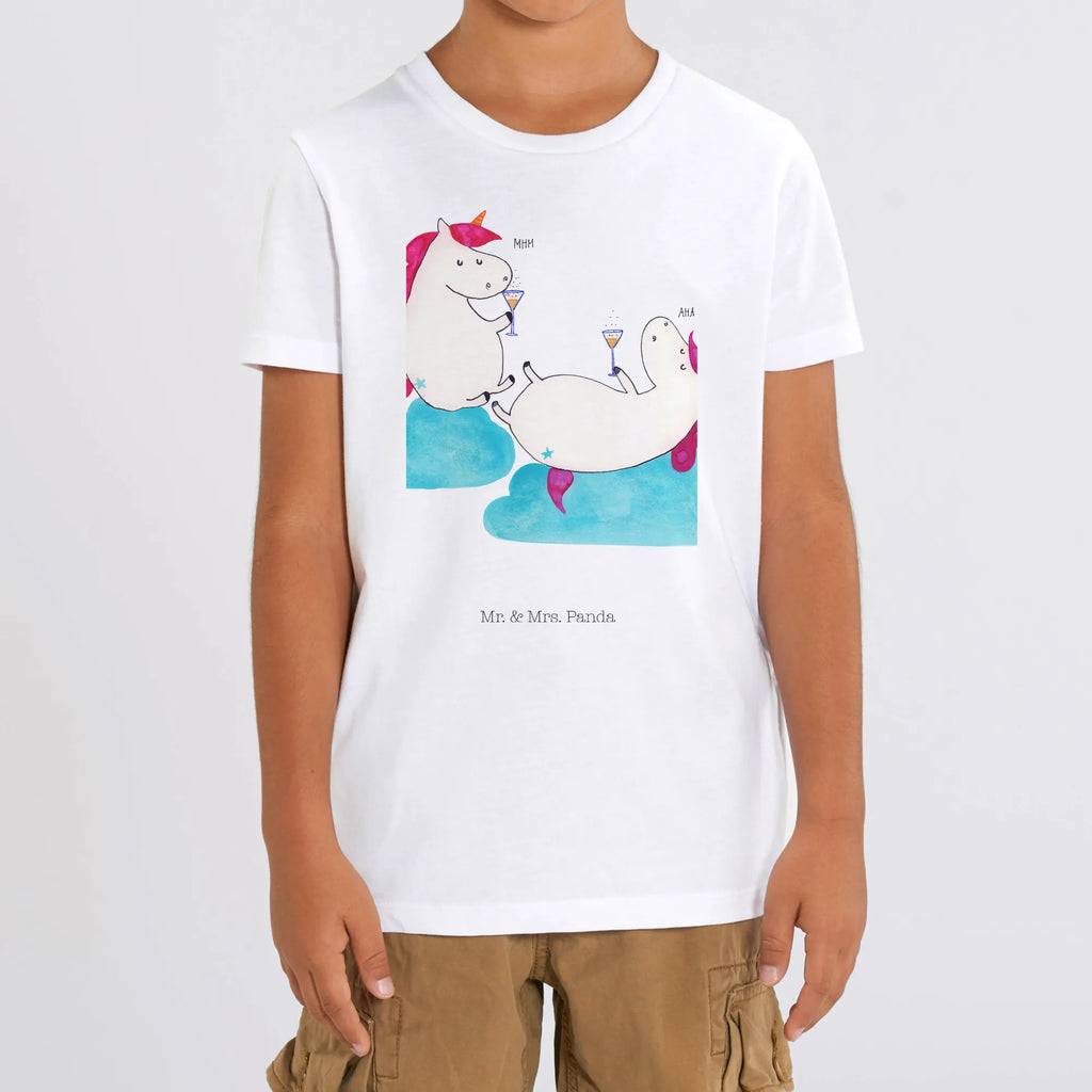 Organic Kinder T-Shirt Einhorn Sekt Kinder T-Shirt, Kinder T-Shirt Mädchen, Kinder T-Shirt Jungen, Einhorn, Einhörner, Einhorn Deko, Pegasus, Unicorn, Freundinnen, Freundin, BFF, Sekt, Mädelsabend, Spaß, Party, Korken, Anstoßen, Beste