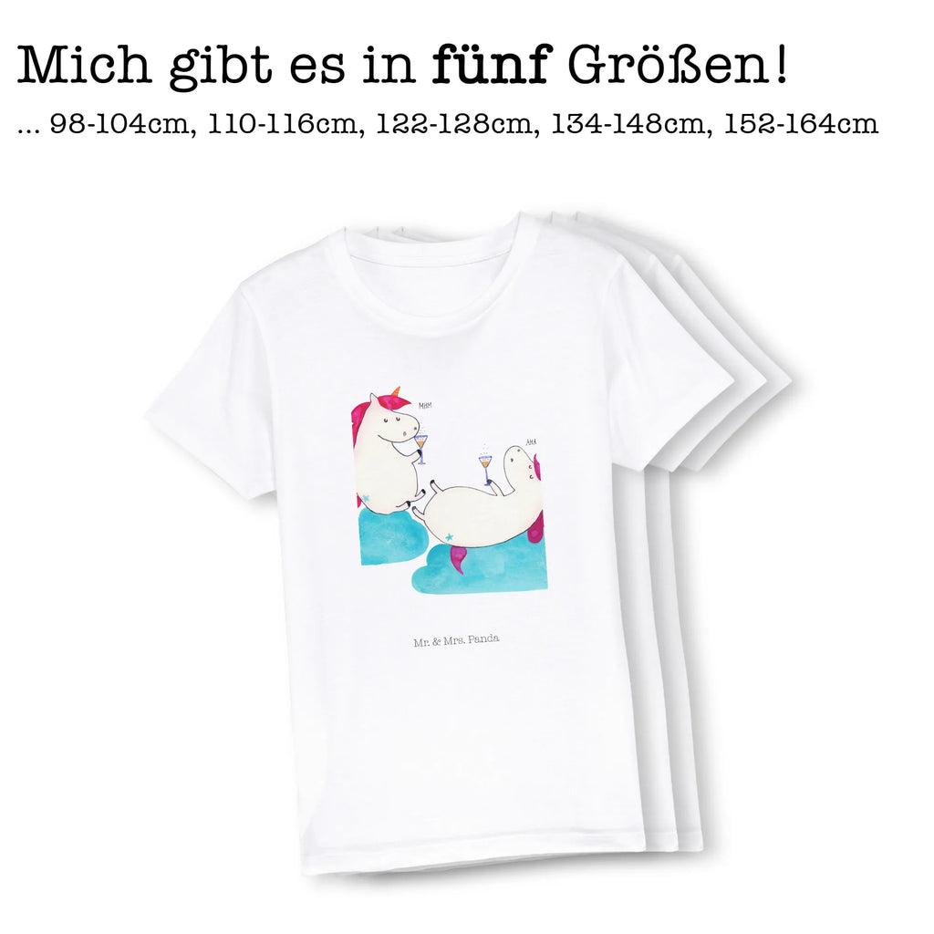 Organic Kinder T-Shirt Einhorn Sekt Kinder T-Shirt, Kinder T-Shirt Mädchen, Kinder T-Shirt Jungen, Einhorn, Einhörner, Einhorn Deko, Pegasus, Unicorn, Freundinnen, Freundin, BFF, Sekt, Mädelsabend, Spaß, Party, Korken, Anstoßen, Beste