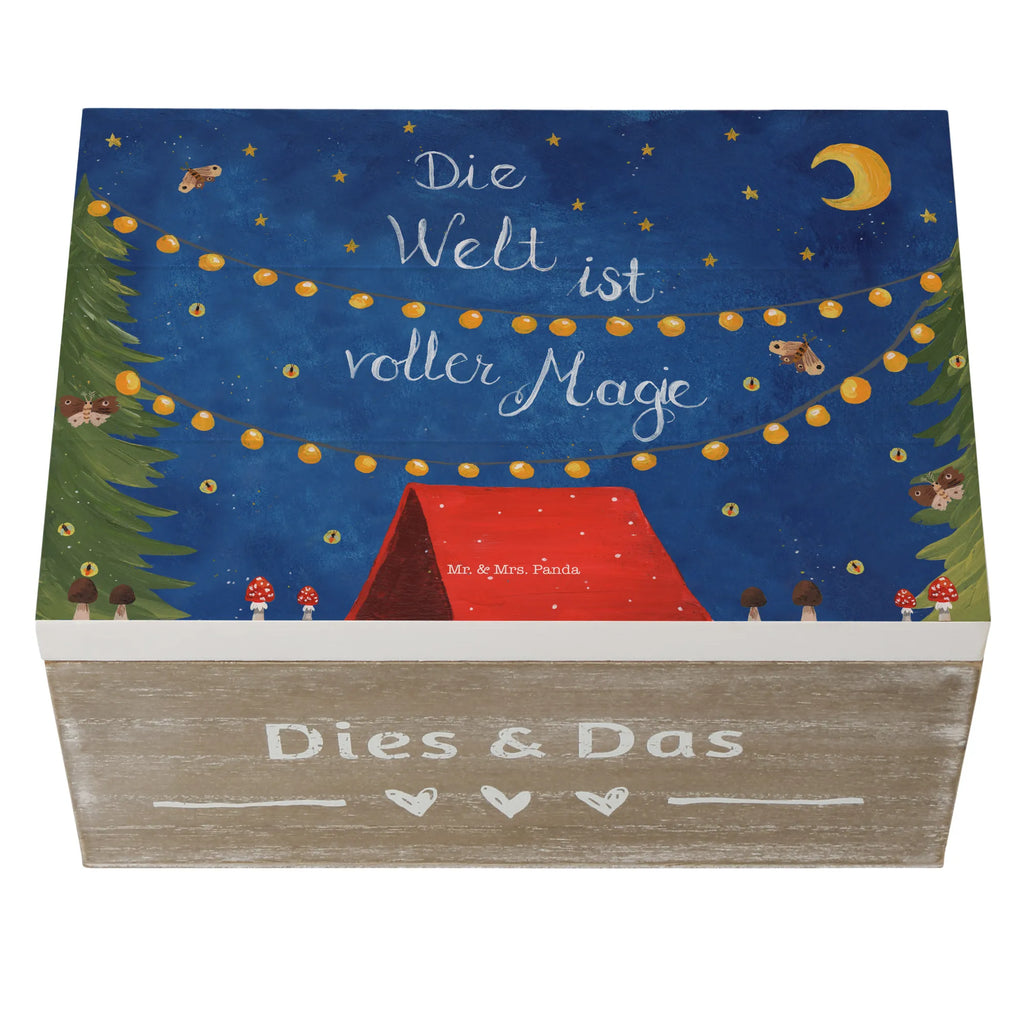 Holzkiste Die Welt ist voller Magie Holzkiste, Kiste, Schatzkiste, Truhe, Schatulle, XXL, Erinnerungsbox, Erinnerungskiste, Dekokiste, Aufbewahrungsbox, Geschenkbox, Geschenkdose, Blumen Deko, Frühlings Deko, Sommer Deko, Dekoration, positive Botschaft, Naturliebhaber, Outdoor, Natur, Abenteuer