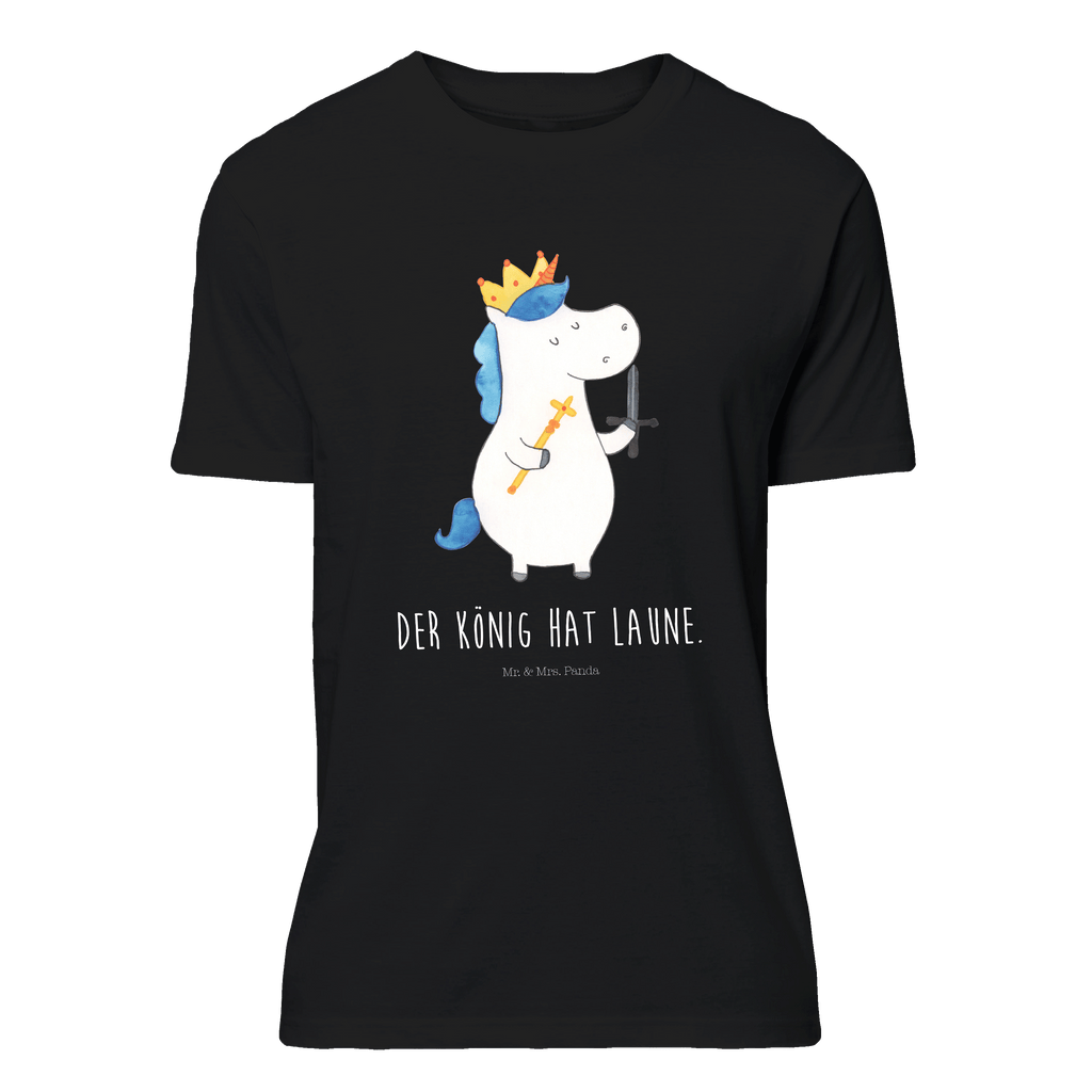 T-Shirt Standard Einhorn König mit Schwert T-Shirt, Shirt, Tshirt, Lustiges T-Shirt, T-Shirt mit Spruch, Party, Junggesellenabschied, Jubiläum, Geburstag, Herrn, Damen, Männer, Frauen, Schlafshirt, Nachthemd, Sprüche, Einhorn, Einhörner, Einhorn Deko, Pegasus, Unicorn, König, Ritter, Mittelalter