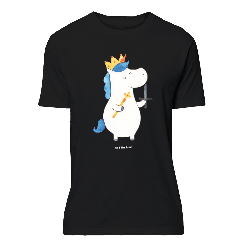 T-Shirt Standard Einhorn König mit Schwert T-Shirt, Shirt, Tshirt, Lustiges T-Shirt, T-Shirt mit Spruch, Party, Junggesellenabschied, Jubiläum, Geburstag, Herrn, Damen, Männer, Frauen, Schlafshirt, Nachthemd, Sprüche, Einhorn, Einhörner, Einhorn Deko, Pegasus, Unicorn, König, Ritter, Mittelalter