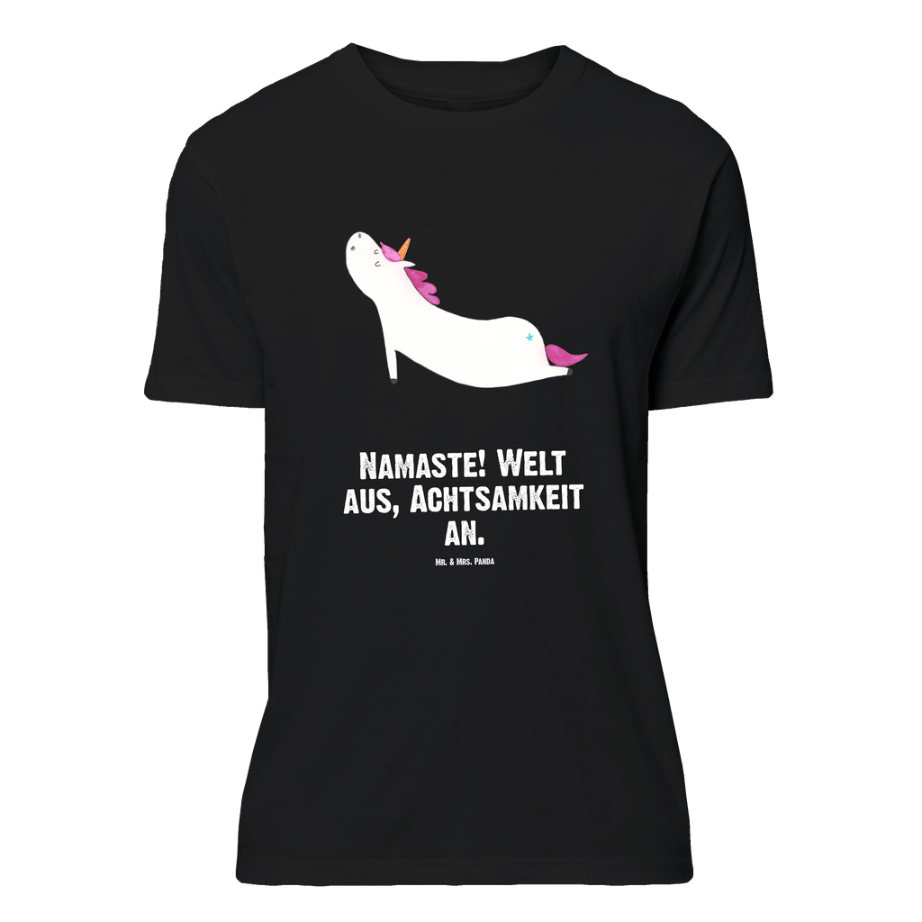 T-Shirt Standard Einhorn Yoga T-Shirt, Shirt, Tshirt, Lustiges T-Shirt, T-Shirt mit Spruch, Party, Junggesellenabschied, Jubiläum, Geburstag, Herrn, Damen, Männer, Frauen, Schlafshirt, Nachthemd, Sprüche, Einhorn, Einhörner, Einhorn Deko, Pegasus, Unicorn, Yoga, Namaste, Achtsamkeit, Entspannung, Joga, Yogamatte, Sport, lustig, witzig, süß