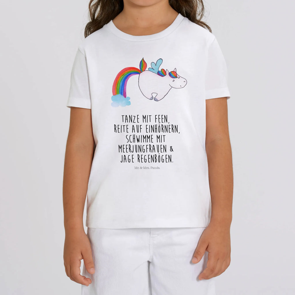 Organic Kinder T-Shirt Einhorn Fliegendes Pferd Kinder T-Shirt, Kinder T-Shirt Mädchen, Kinder T-Shirt Jungen, Einhorn, Einhörner, Einhorn Deko, Pegasus, Unicorn, Regenbogen, Spielen, Realität, Glitzer, Erwachsenwerden