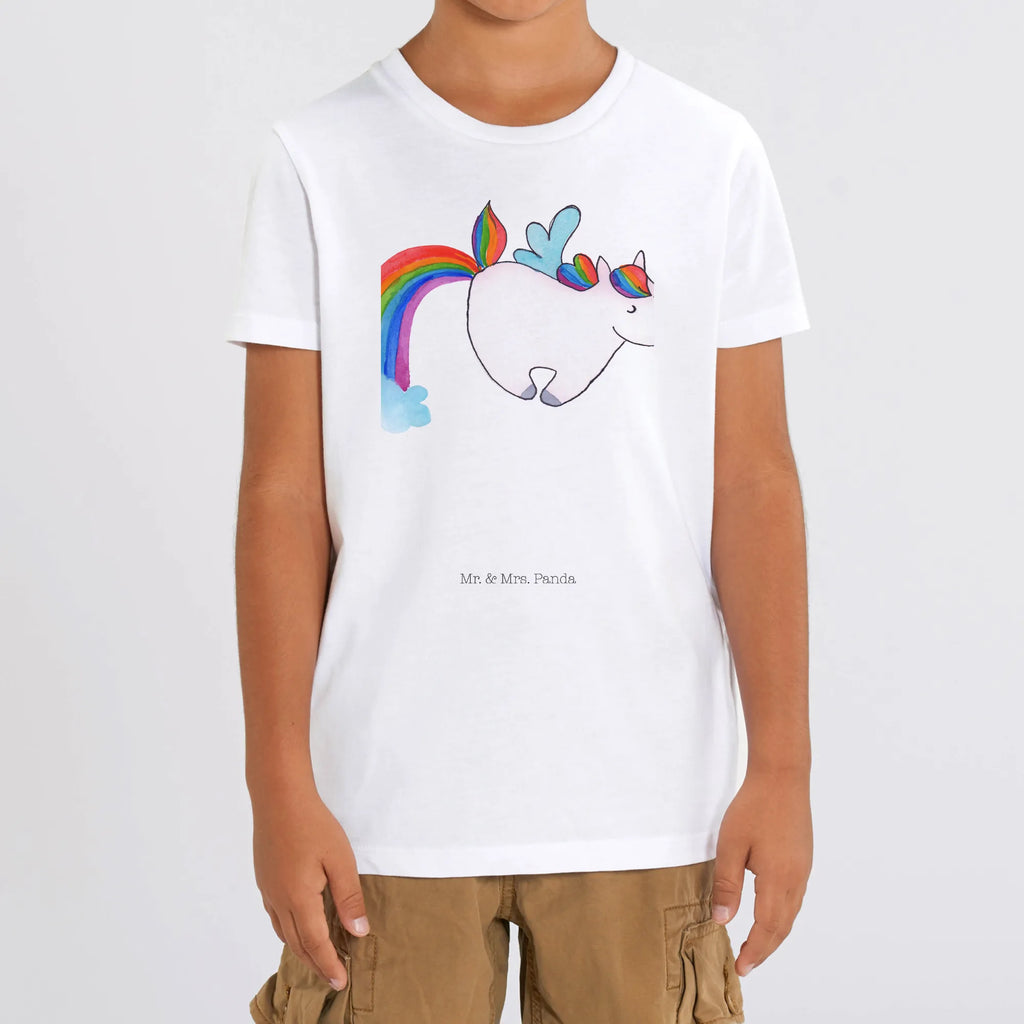 Organic Kinder T-Shirt Einhorn Fliegendes Pferd Kinder T-Shirt, Kinder T-Shirt Mädchen, Kinder T-Shirt Jungen, Einhorn, Einhörner, Einhorn Deko, Pegasus, Unicorn, Regenbogen, Spielen, Realität, Glitzer, Erwachsenwerden