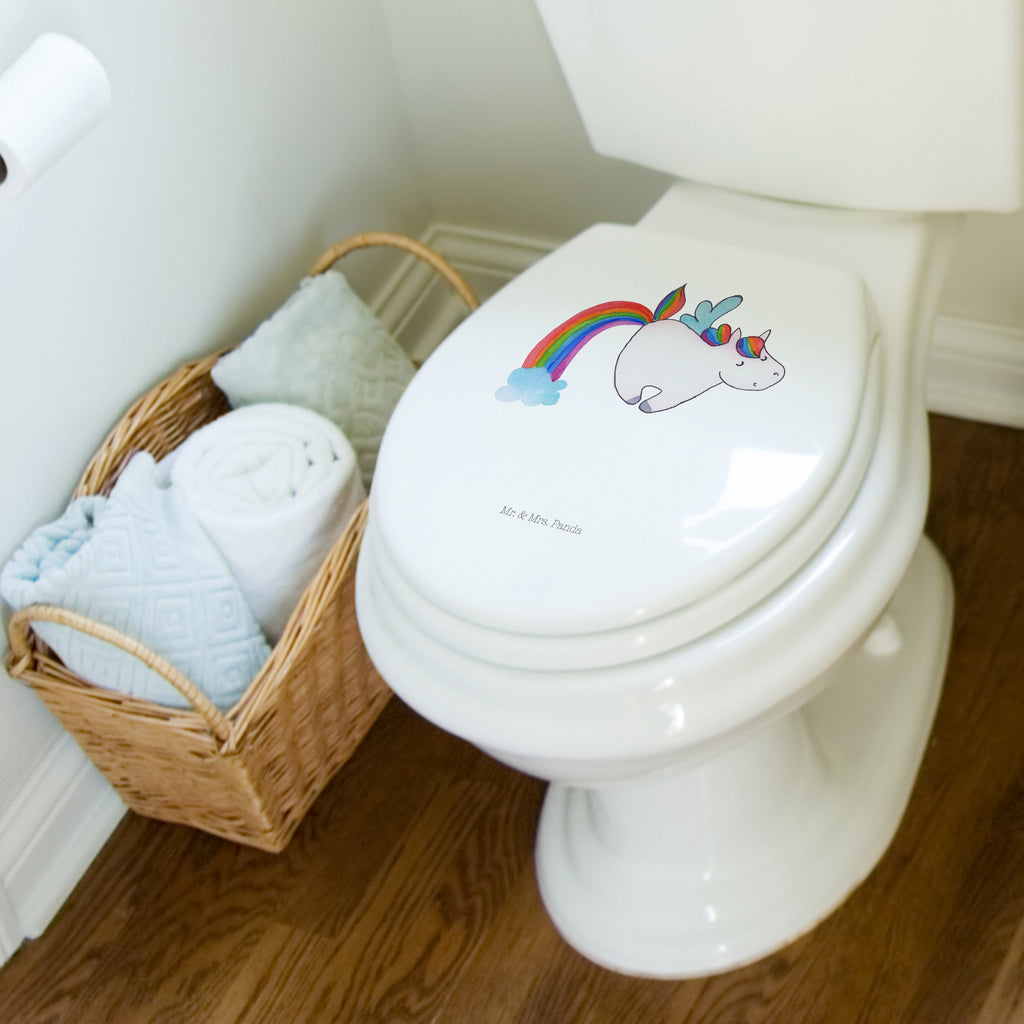 Motiv WC Sitz Einhorn Fliegendes Pferd Klobrille, Klodeckel, Toilettendeckel, WC-Sitz, Toilette, Einhorn, Einhörner, Einhorn Deko, Pegasus, Unicorn, Regenbogen, Spielen, Realität, Glitzer, Erwachsenwerden