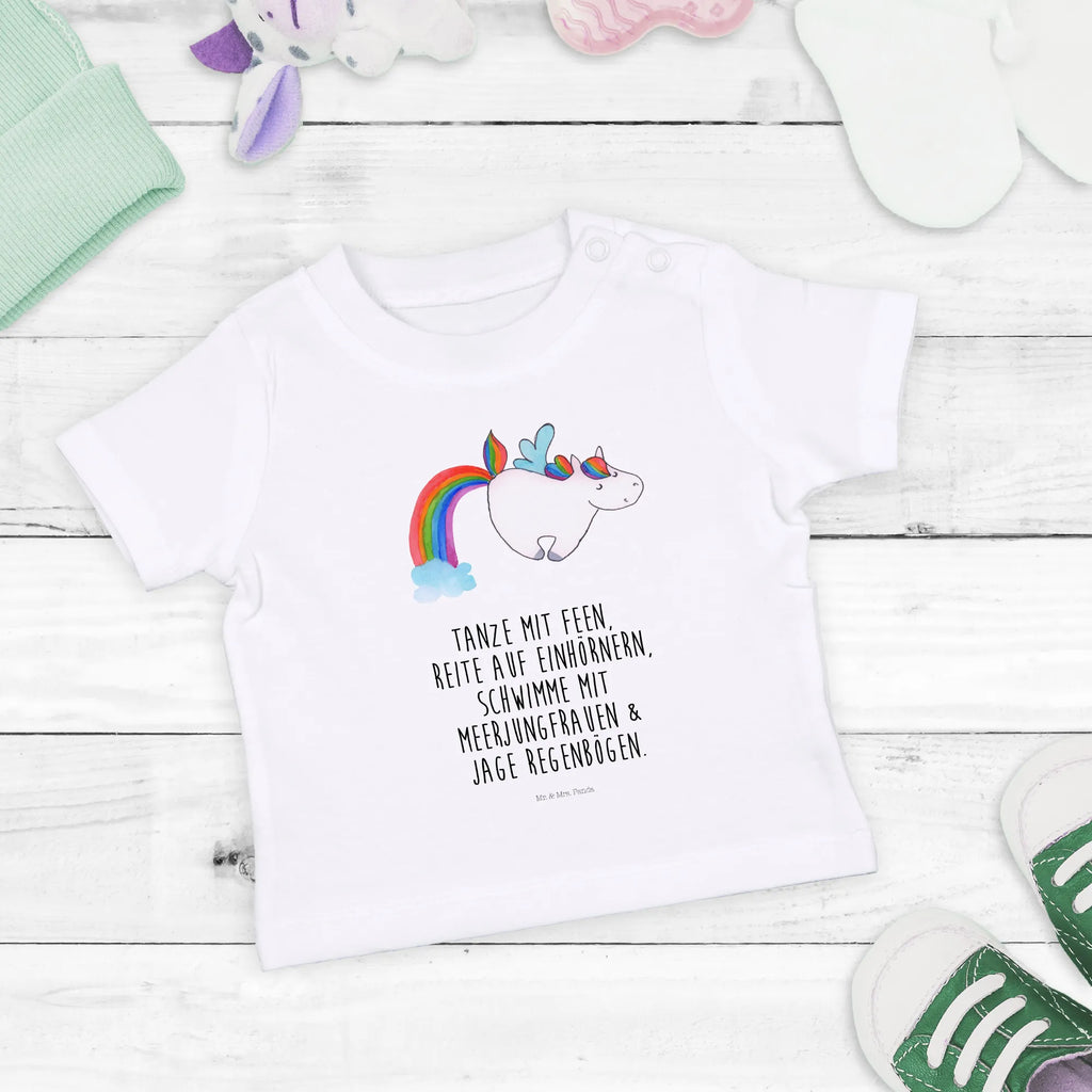 Organic Baby Shirt Einhorn Pegasus Baby T-Shirt, Jungen Baby T-Shirt, Mädchen Baby T-Shirt, Shirt, Einhorn, Einhörner, Einhorn Deko, Pegasus, Unicorn, Regenbogen, Spielen, Realität, Glitzer, Erwachsenwerden