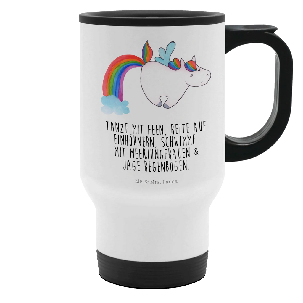 Thermobecher Einhorn Pegasus Thermobecher, To Go Becher, Thermotasse, Kaffeebecher, Isolierbecher, Thermobecher To Go, Warmhaltetasse, Edelstahlbecher, Reisebecher, Tasse mit Deckel, Thermobecher für 400 ml, Kaffeetasse zum Mitnehmen, Tasse zum Mitnehmen, Spülmaschinenfest, Einhorn, Einhörner, Einhorn Deko, Pegasus, Unicorn, Regenbogen, Spielen, Realität, Glitzer, Erwachsenwerden