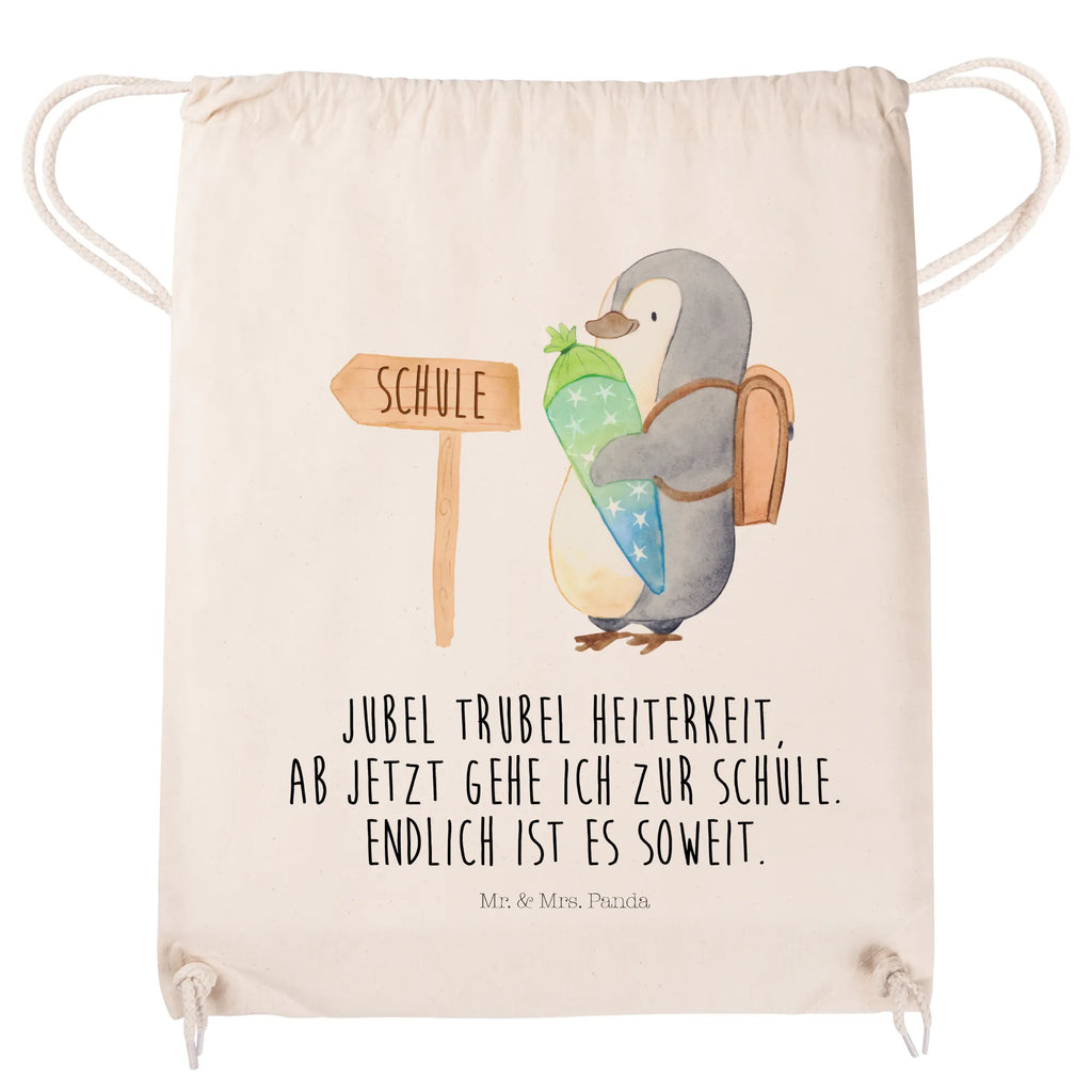 Sportbeutel Pinguin Schultüte Sportbeutel, Turnbeutel, Beutel, Sporttasche, Tasche, Stoffbeutel, Sportbeutel Kinder, Gymsack, Beutel Rucksack, Kleine Sporttasche, Sportzubehör, Turnbeutel Baumwolle, Pinguin, Schulanfänger, Einschulung, 1. Klasse, Geschenk zur Einschulung, erster Schultag, Schulranzen