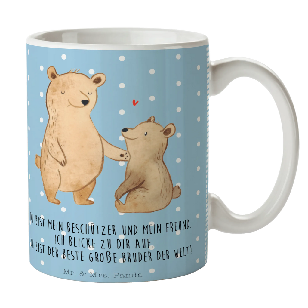 Tasse Bär Großer Bruder Tasse, Kaffeetasse, Teetasse, Becher, Kaffeebecher, Teebecher, Keramiktasse, Porzellantasse, Büro Tasse, Geschenk Tasse, Tasse Sprüche, Tasse Motive, Kaffeetassen, Tasse bedrucken, Designer Tasse, Cappuccino Tassen, Schöne Teetassen, Familie, Vatertag, Muttertag, Bruder, Schwester, Mama, Papa, Oma, Opa, Großer Bruder, Geschwister, bester Bruder, Brudi, Bär, Bären