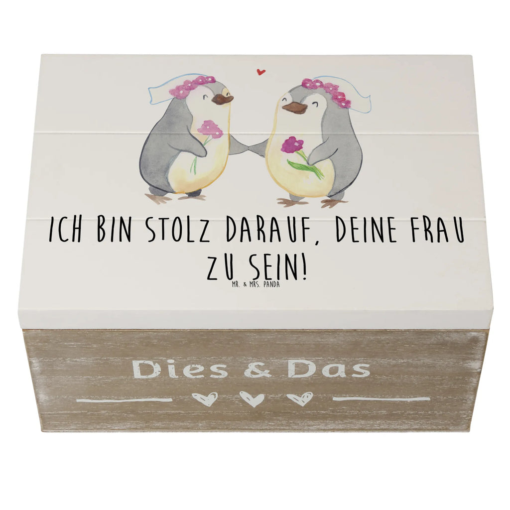 Holzkiste Pinguin Pärchen Lesbian Pride Holzkiste, Kiste, Schatzkiste, Truhe, Schatulle, XXL, Erinnerungsbox, Erinnerungskiste, Dekokiste, Aufbewahrungsbox, Geschenkbox, Geschenkdose, Hochzeit, Hochzeitsgeschenk, Ehe, Hochzeitsfeier, Trauung, Trauungsgeschenk, Hochzeitskarte, Verlobungsfeier, Verlobungsgeschenk, Hochzeitsgeschenkideen, Hochzeitsgeschenke für Brautpaar