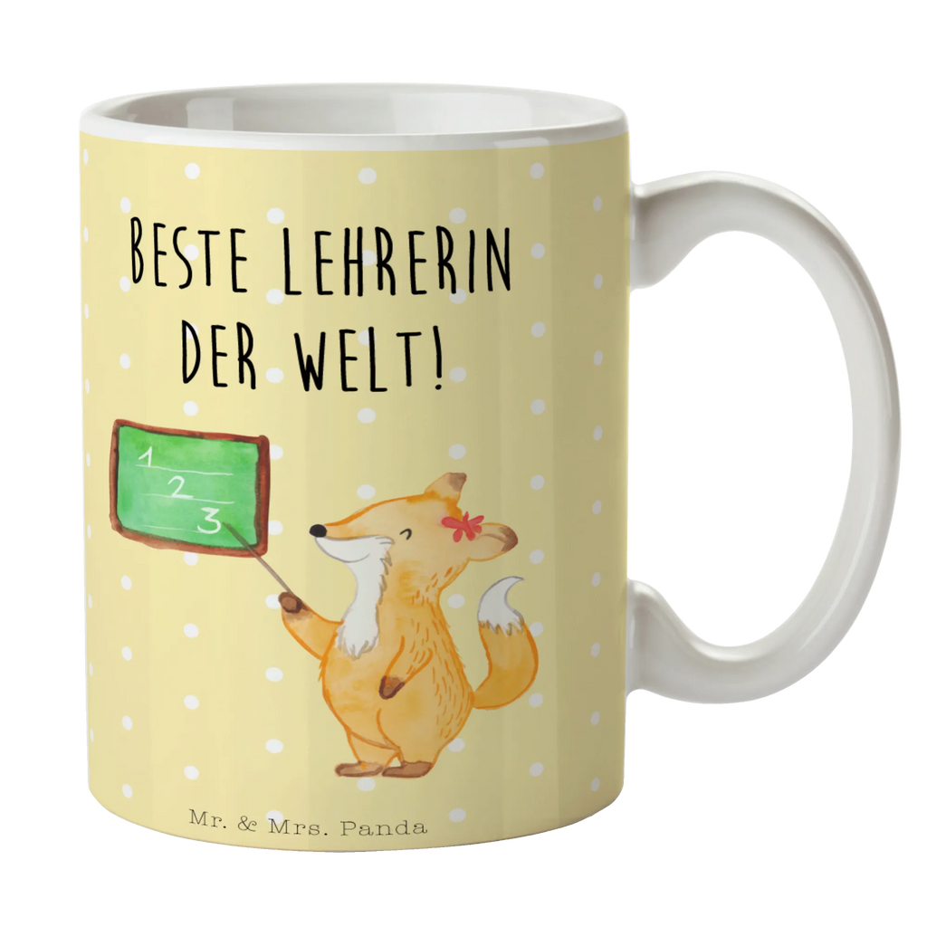 Tasse Fuchs Lehrerin Tasse, Kaffeetasse, Teetasse, Becher, Kaffeebecher, Teebecher, Keramiktasse, Porzellantasse, Büro Tasse, Geschenk Tasse, Tasse Sprüche, Tasse Motive, Kaffeetassen, Tasse bedrucken, Designer Tasse, Cappuccino Tassen, Schöne Teetassen, Tiermotive, Gute Laune, lustige Sprüche, Tiere