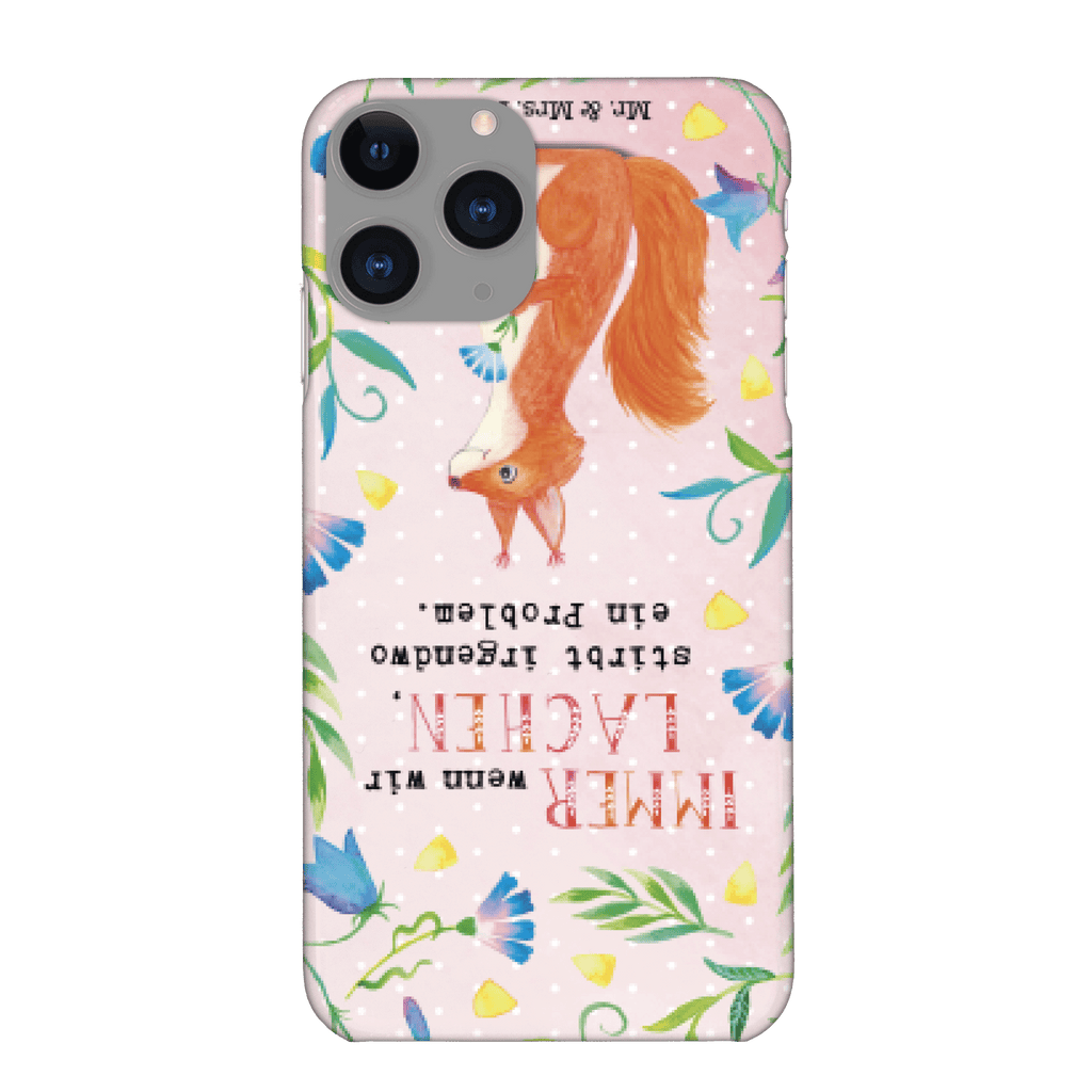 Handyhülle Eichhörnchen im Blumenland Iphone 11, Handyhülle, Smartphone Hülle, Handy Case, Handycover, Hülle, Tiermotive, Gute Laune, lustige Sprüche, Tiere