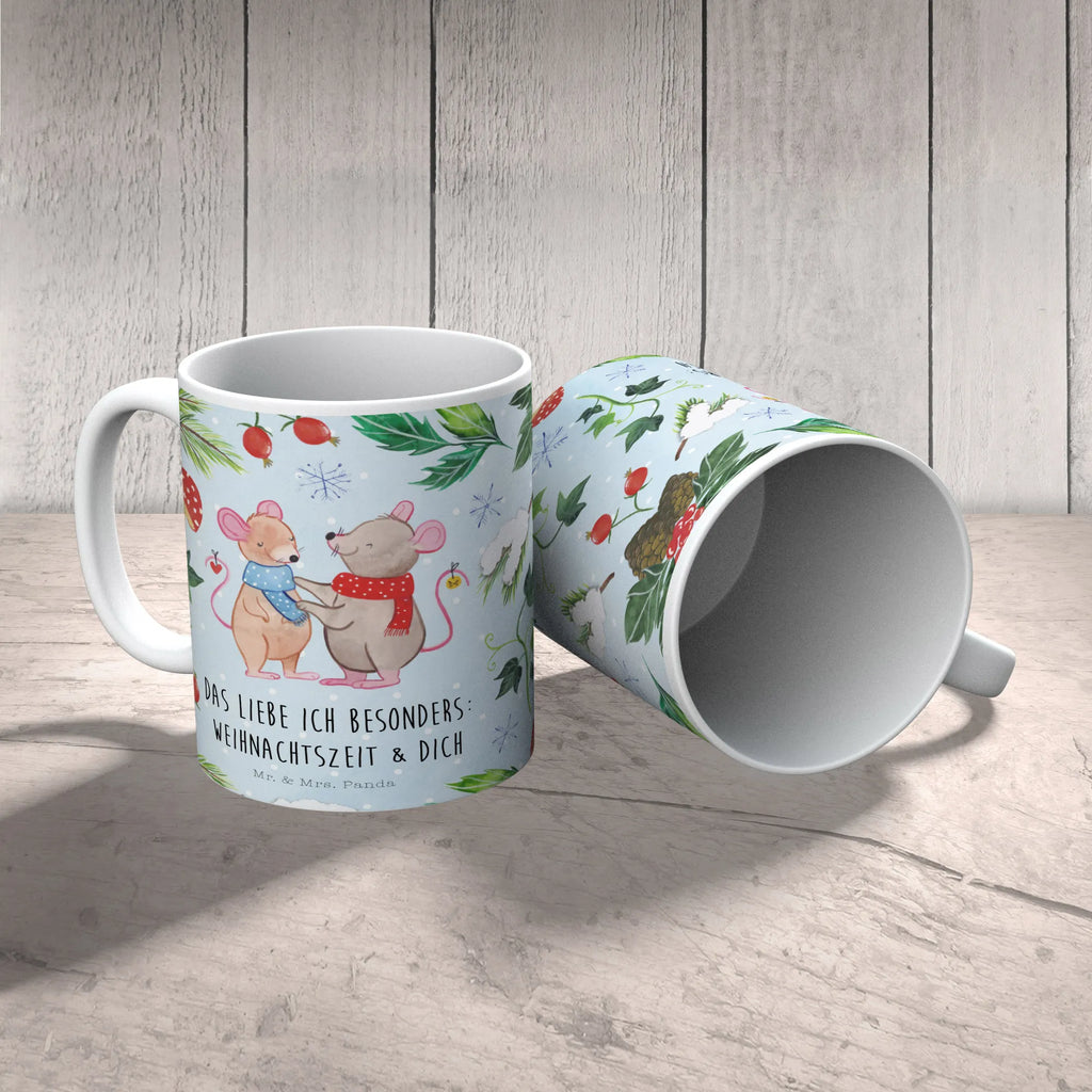 Tasse Mäuse Weihnachten Tasse, Kaffeetasse, Teetasse, Becher, Kaffeebecher, Teebecher, Keramiktasse, Porzellantasse, Büro Tasse, Geschenk Tasse, Tasse Sprüche, Tasse Motive, Kaffeetassen, Tasse bedrucken, Designer Tasse, Cappuccino Tassen, Schöne Teetassen, Winter, Weihnachten, Weihnachtsdeko, Nikolaus, Advent, Heiligabend, Wintermotiv