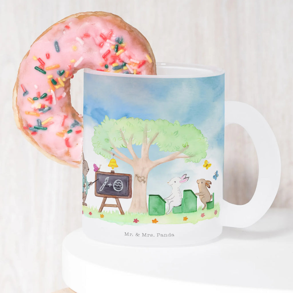 Teetasse Hasenschule Teetasse, Teeglas, Teebecher, Tasse mit Henkel, Tasse, Glas Teetasse, Teetasse aus Glas, Ostern, Osterhase, Ostergeschenke, Osternest, Osterdeko, Geschenke zu Ostern, Ostern Geschenk, Ostergeschenke Kinder, Ostern Kinder