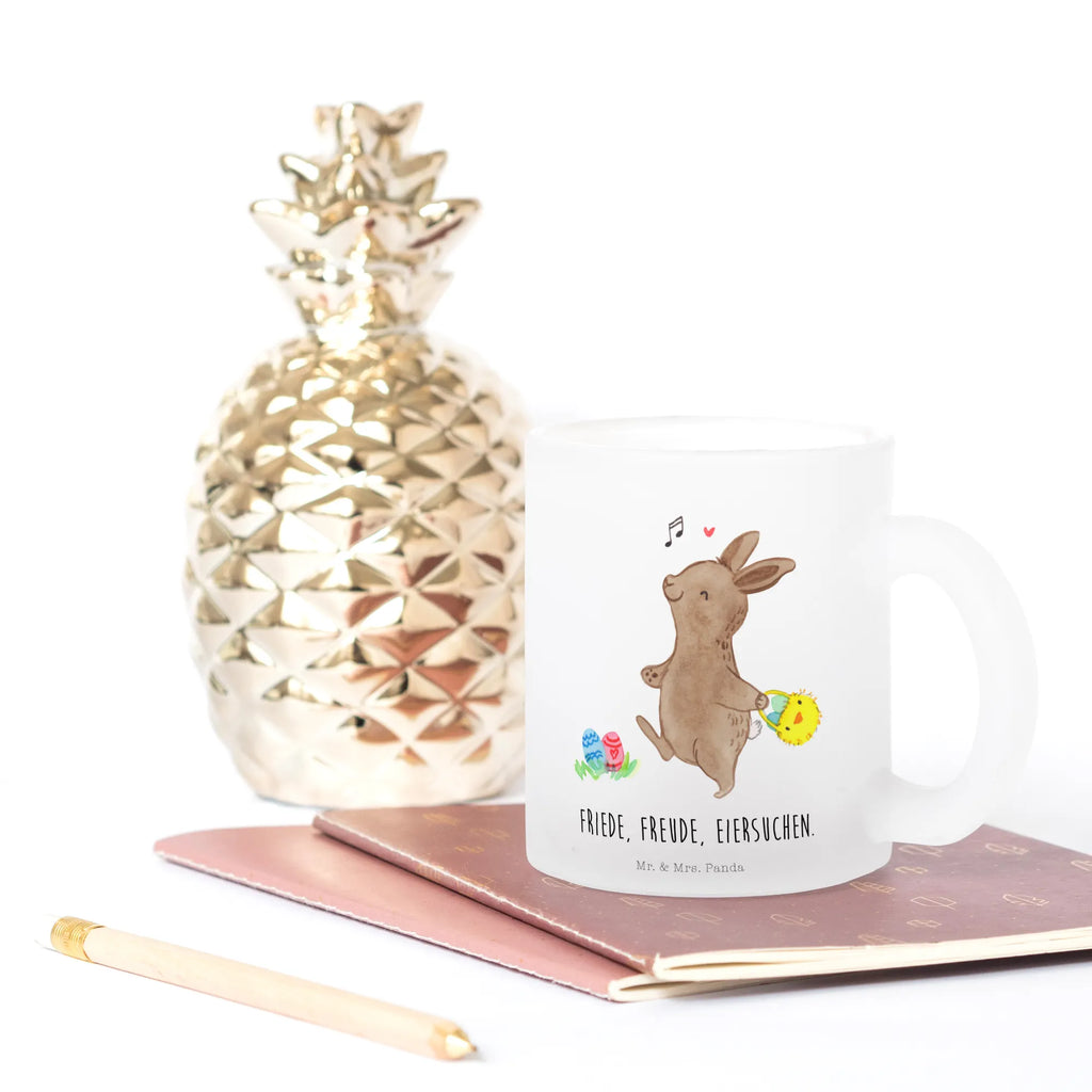 Teetasse Hase Eiersuche Teetasse, Teeglas, Teebecher, Tasse mit Henkel, Tasse, Glas Teetasse, Teetasse aus Glas, Ostern, Osterhase, Ostergeschenke, Osternest, Osterdeko, Geschenke zu Ostern, Ostern Geschenk, Ostergeschenke Kinder, Ostern Kinder